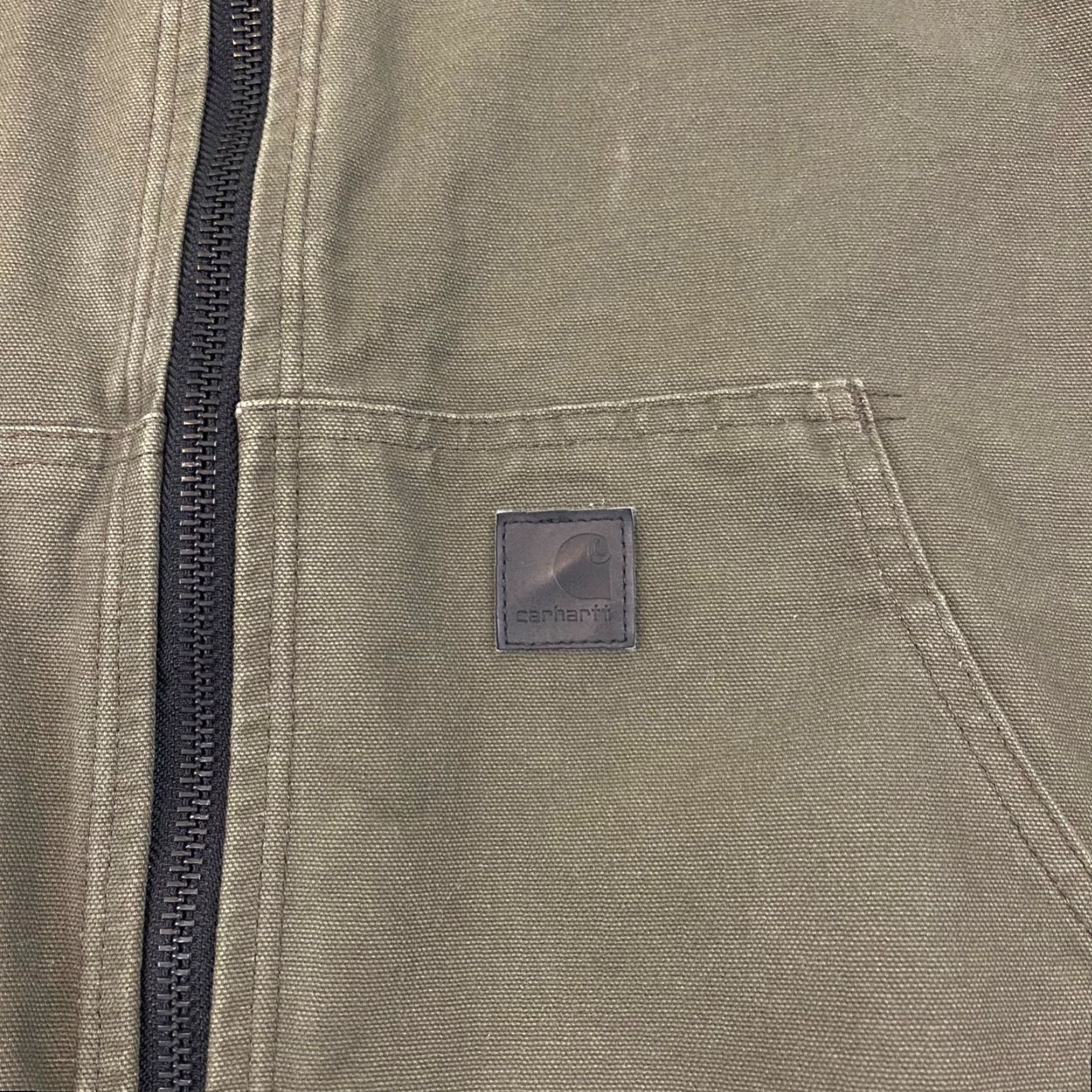 Carhartt CARHARTT Jacket Mens 3XL Olive Green J360 ARG Canvas Utility Coat Workwear Coat Size US XXL / EU 58 / 5 - 2 Thumbnail
