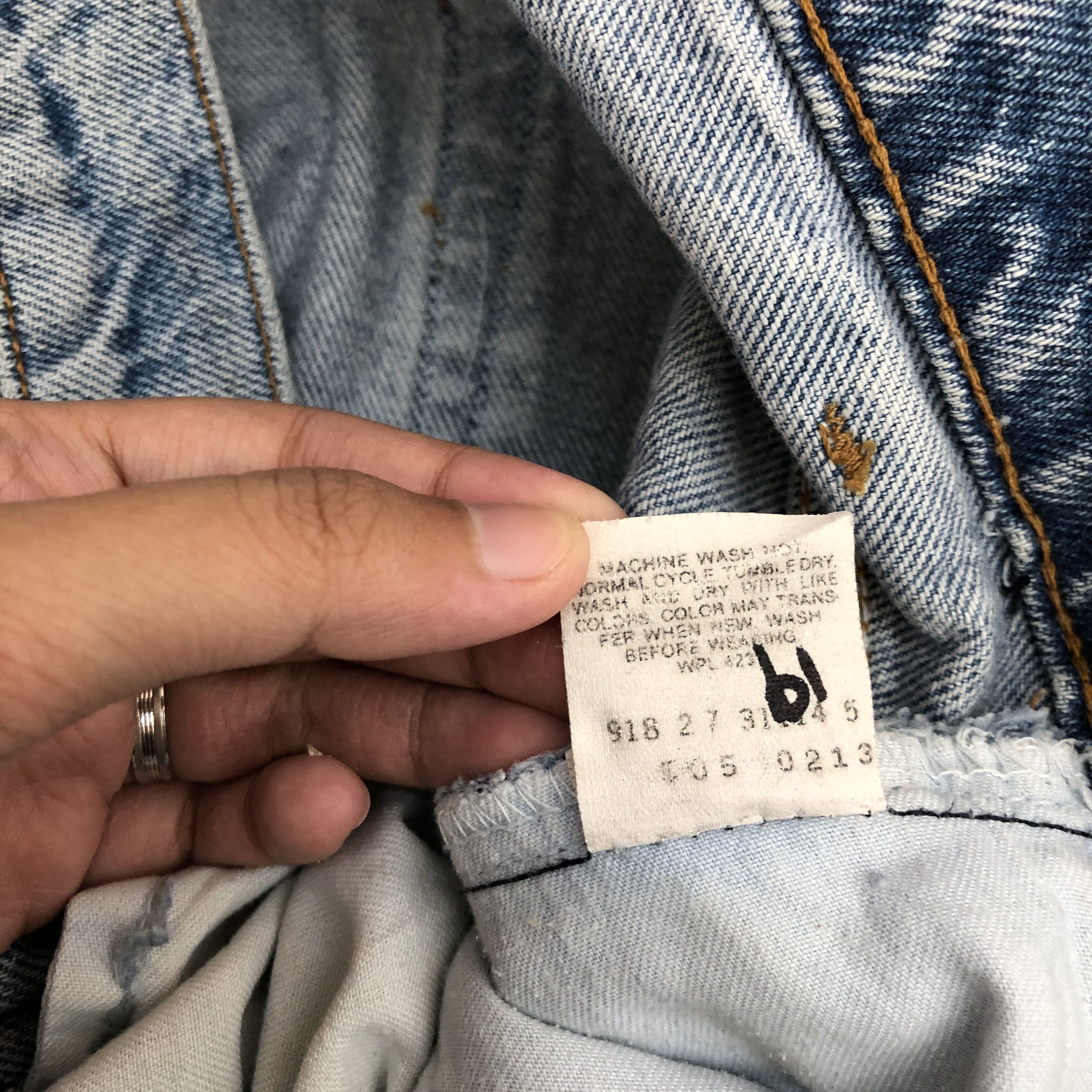Levi's Vintage Levis 505 Distressed Jeans Levi's Denim Ripped Pants Size 28" / US 6 / IT 42 - 12 Thumbnail