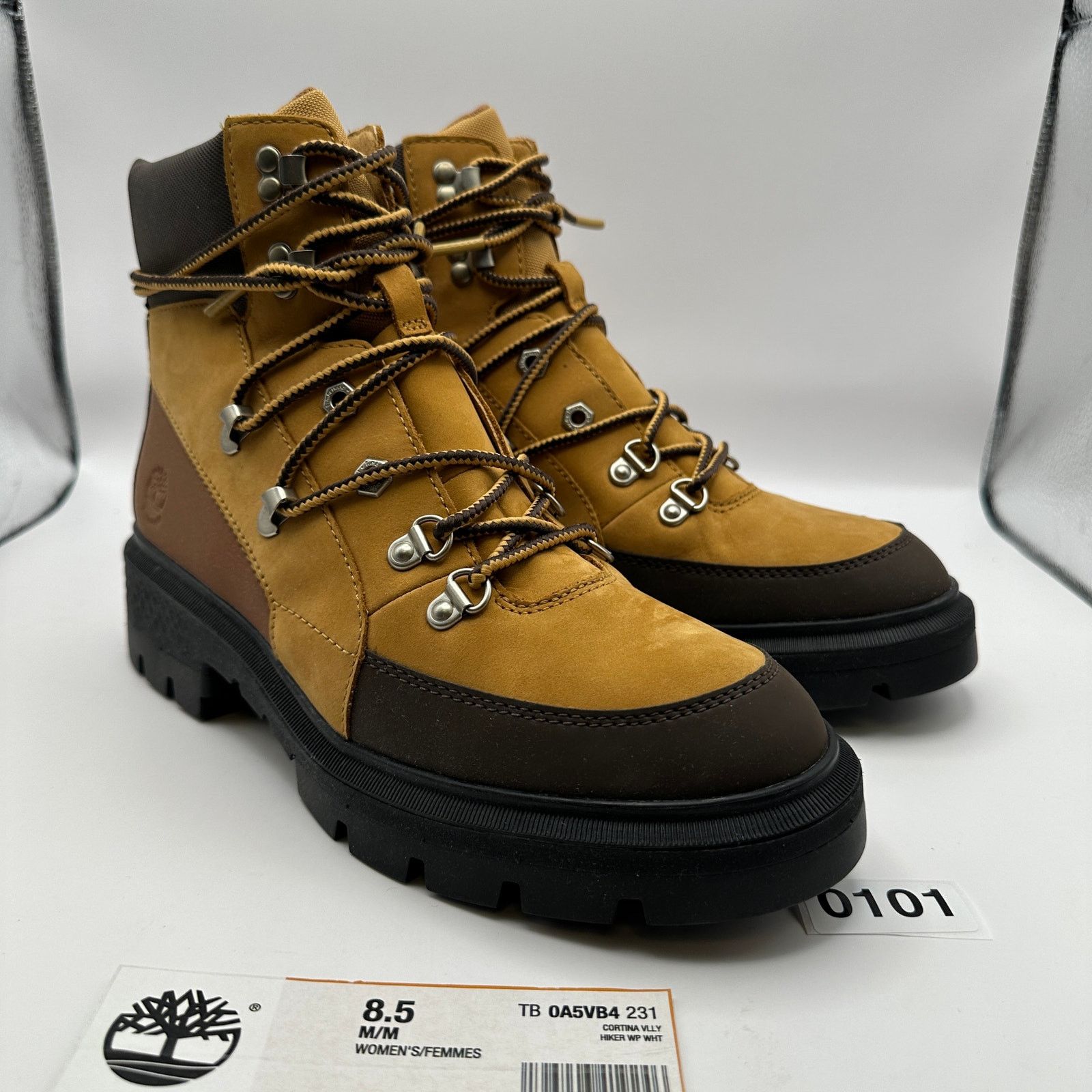 Timberland Timberland Womens 8.5 Cortina Valley Waterproof Wheat Size US 8.5 / IT 38.5 - 3 Thumbnail