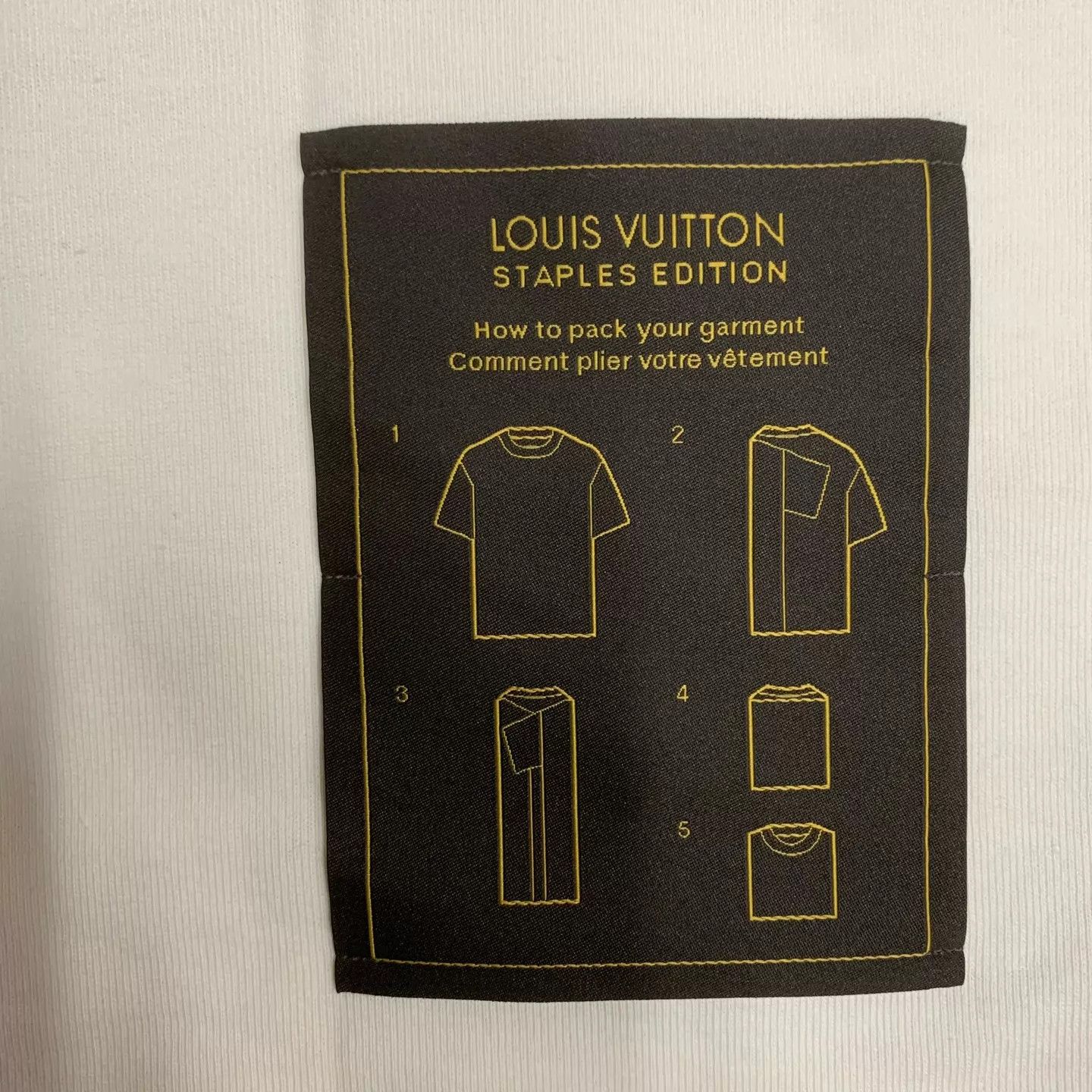 Louis Vuitton LV White Instruction Short-Sleeve Tee M Size US M / EU 48-50 / 2 - 6 Thumbnail