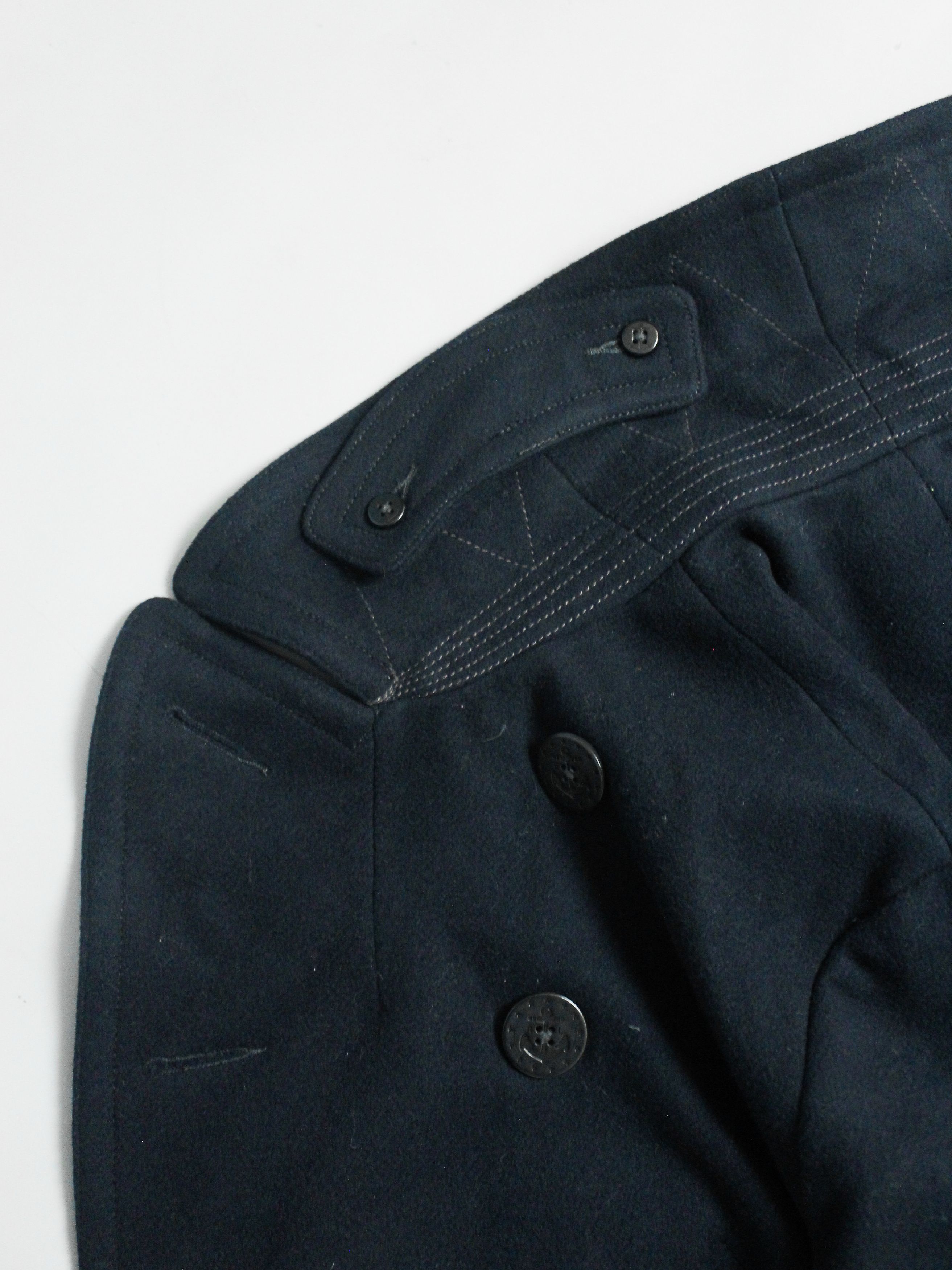 Polo Ralph Lauren POLO RALPH LAUREN DOUBLEBREASTED MENS WOOL COAT BLUE L Size US L / EU 52-54 / 3 - 7 Thumbnail