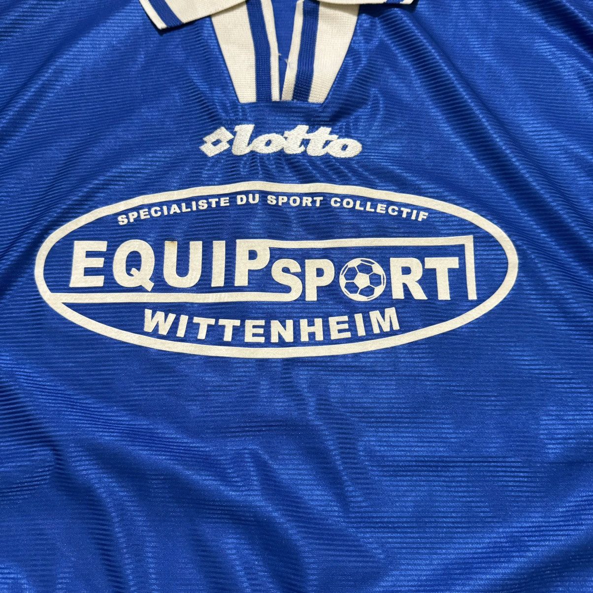 Lotto Vintage 90’s Template Blue Football Soccer Jersey