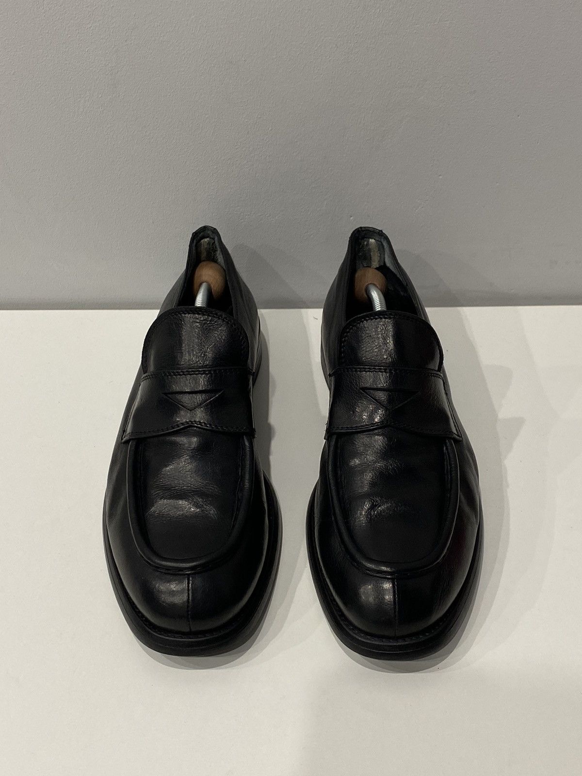 Officine Creative Officine Creative Chronicle 026 Black Leather Penny Loafers Size US 11 / EU 44 - 4 Thumbnail