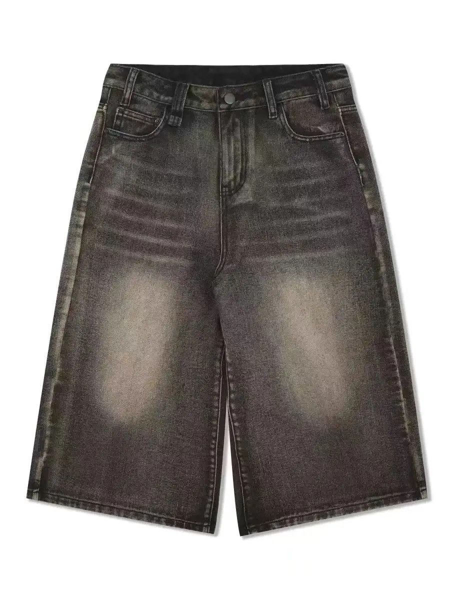 Designer × Japanese Brand × Vintage Vintage wide leg washed straight casual shorts Size US 28 / EU 44 - 4 Thumbnail
