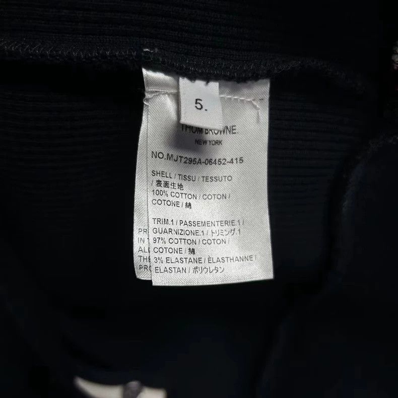Thom Browne Thom browne The latest blue waffle cuff pattern logo short Size US XXL / EU 58 / 5 - 4 Thumbnail