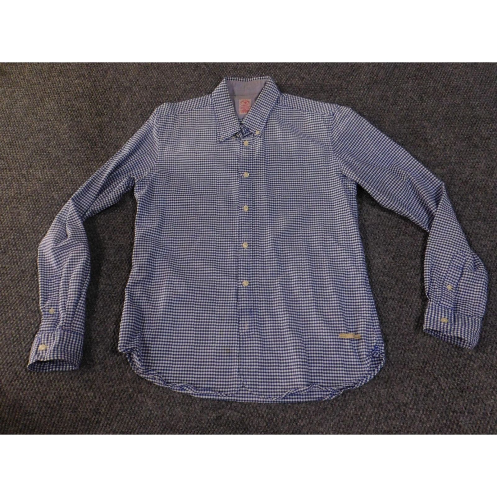 Scotch & Soda **Scotch & Soda Mens Large Long Sleeve Blue Check Button Down Shirt** User: **Scotch & Soda Large Mens Blue Check Button Down Long Sleeve Shirt** Size US L / EU 52-54 / 3 - 2 Thumbnail