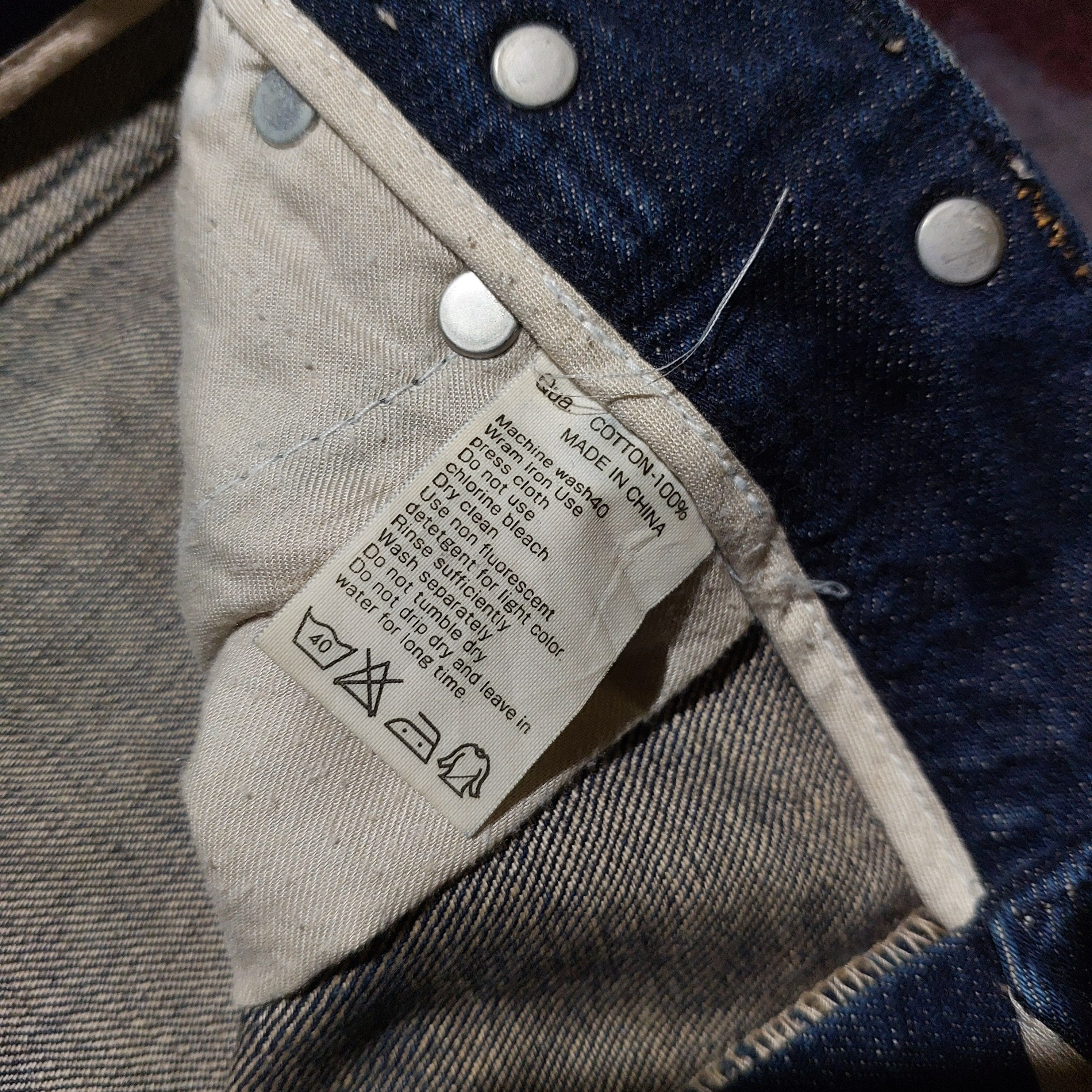GOA Vanquish studded ripped flared blue denim Size US 36 / EU 52 - 11 Thumbnail