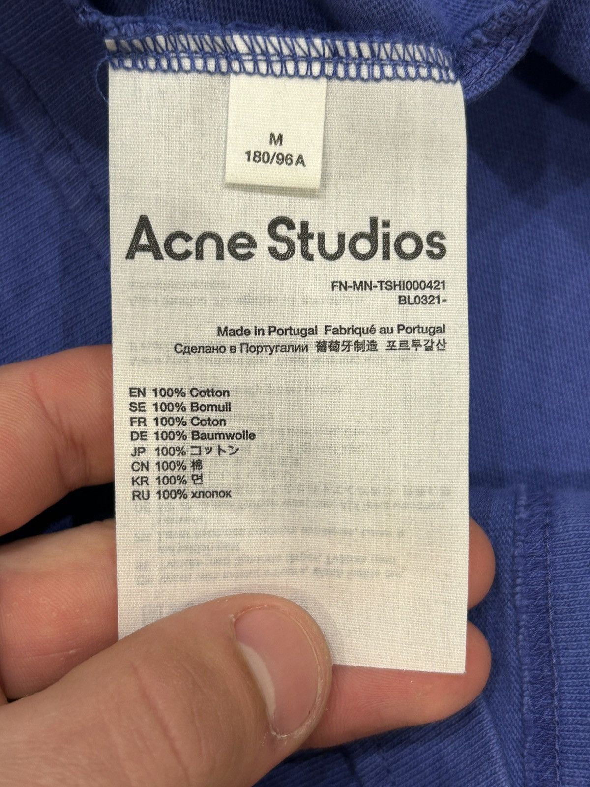 Acne Studios Acne Studios Tape LS Shirt Size US L / EU 52-54 / 3 - 4 Thumbnail