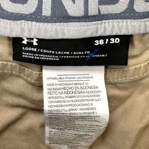 Under Armour Under Armour Pants Mens 36X30 Tan Loose Golf Khakis Chino Straight Leg Stretch Pants Mens 36X30 Tan Loose Golf Khakis Chino Straight Leg Stretch Size US 36 / EU 52 - 4 Thumbnail