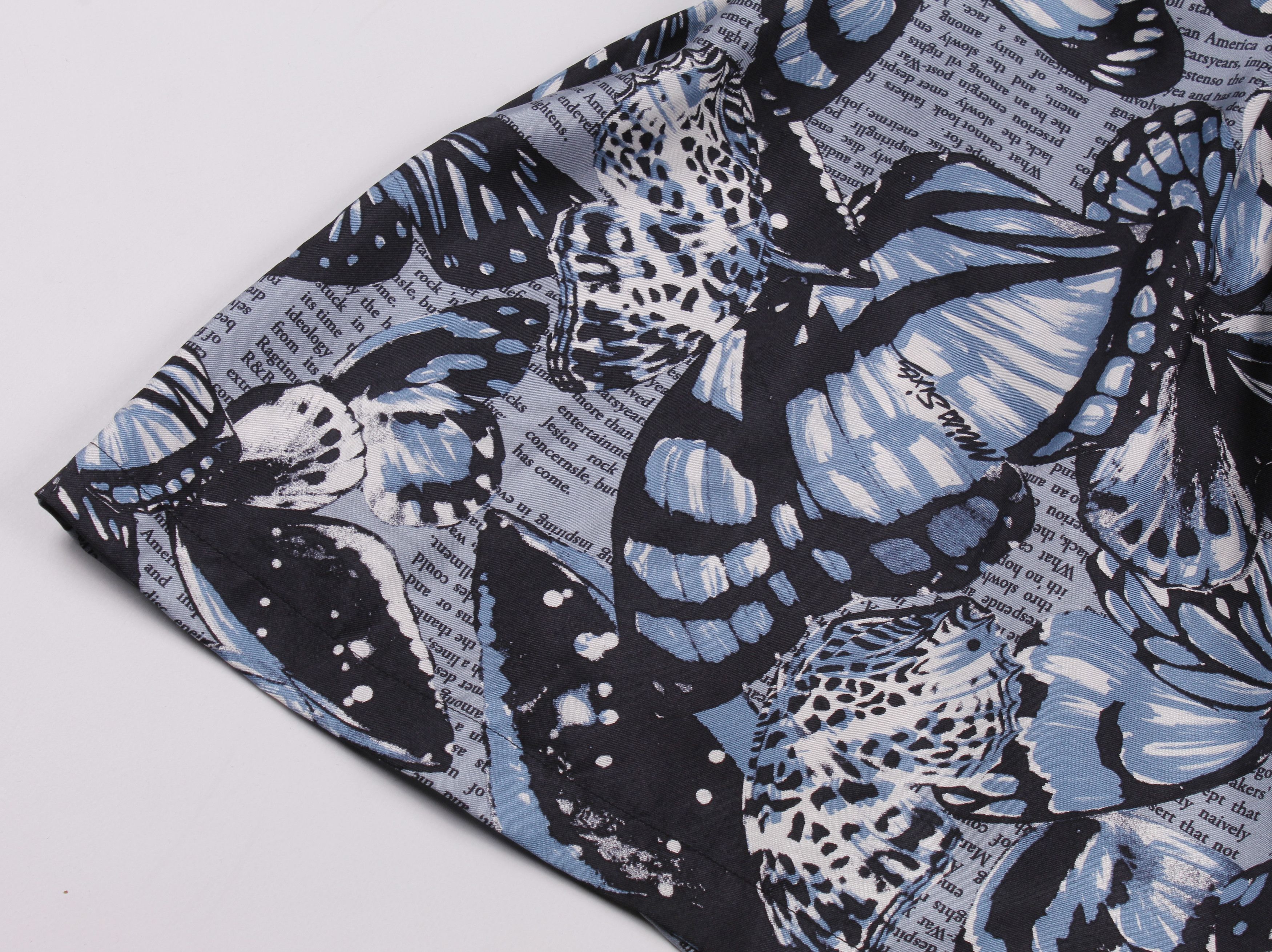 Miss Sixty × Vintage Vintage Miss Sixty Y2K Butterfly Printed Silk Top Blouse Size M / US 6-8 / IT 42-44 - 6 Thumbnail