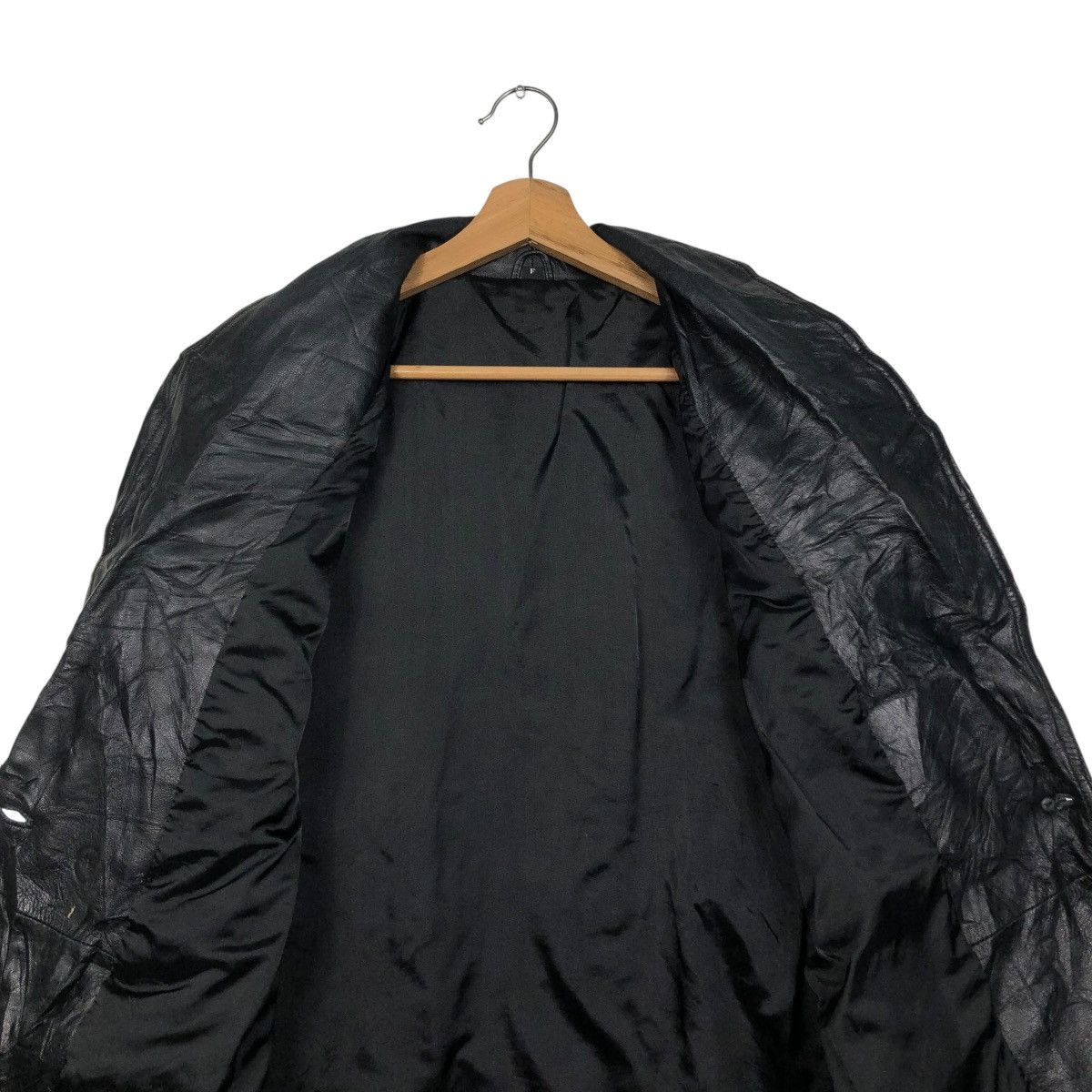 Japanese Brand 🔥VINTAGE BIKER LEATHER JACKET UNKNOWN BRAND ISSEY MIYAKE Size US M / EU 48-50 / 2 - 16 Thumbnail