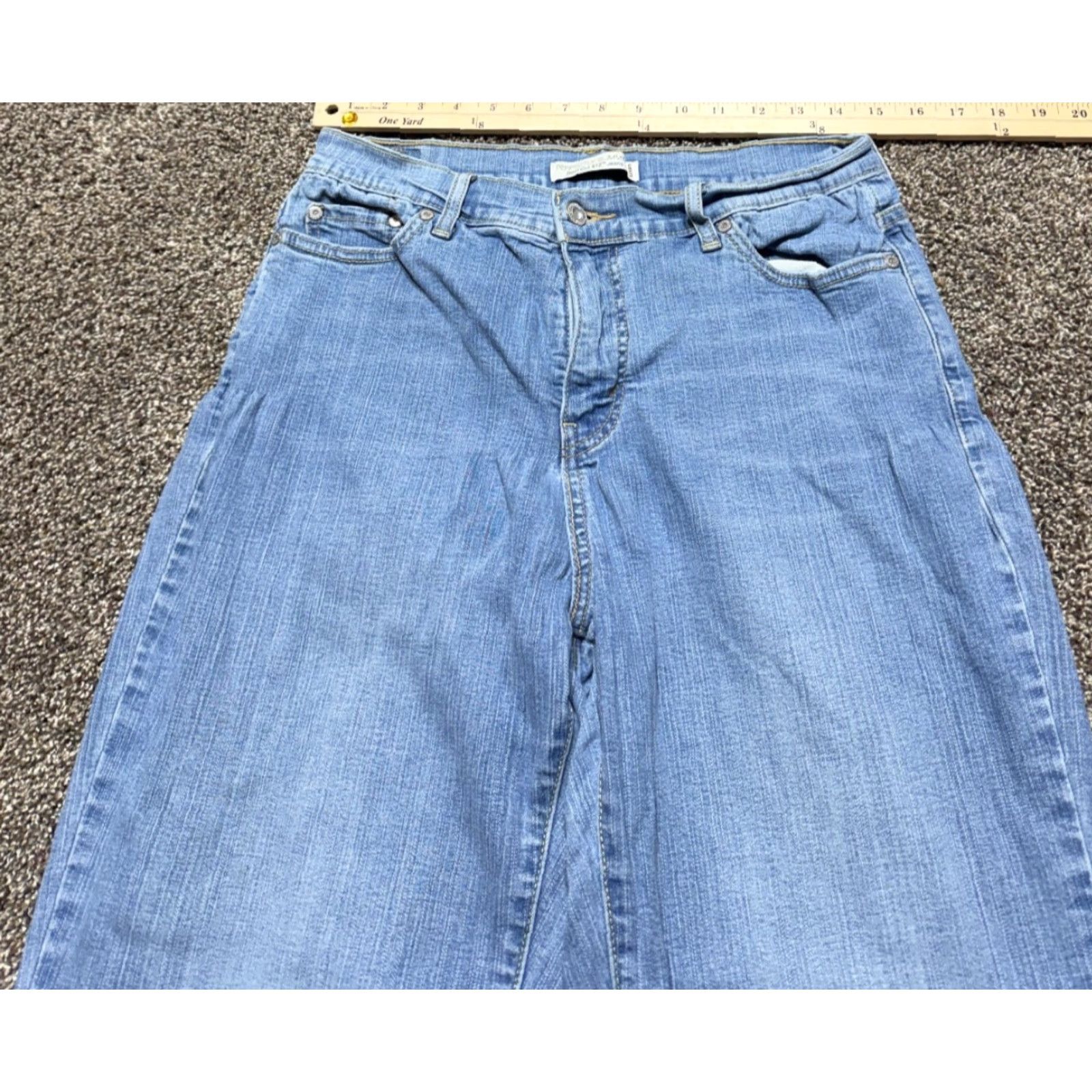 Levi's Levi's 512 Bootcut Jeans Women's Size 12 Blue Denim Stretch Slimming 5-Pocket Levi's 500 Series Size 34" / US 12 / IT 48 - 6 Thumbnail