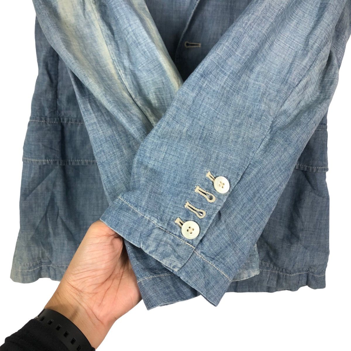 Polo Ralph Lauren 🔥Vintage Polo Ralph Lauren Chore Jacket Sun Faded Design Size US M / EU 48-50 / 2 - 16 Thumbnail