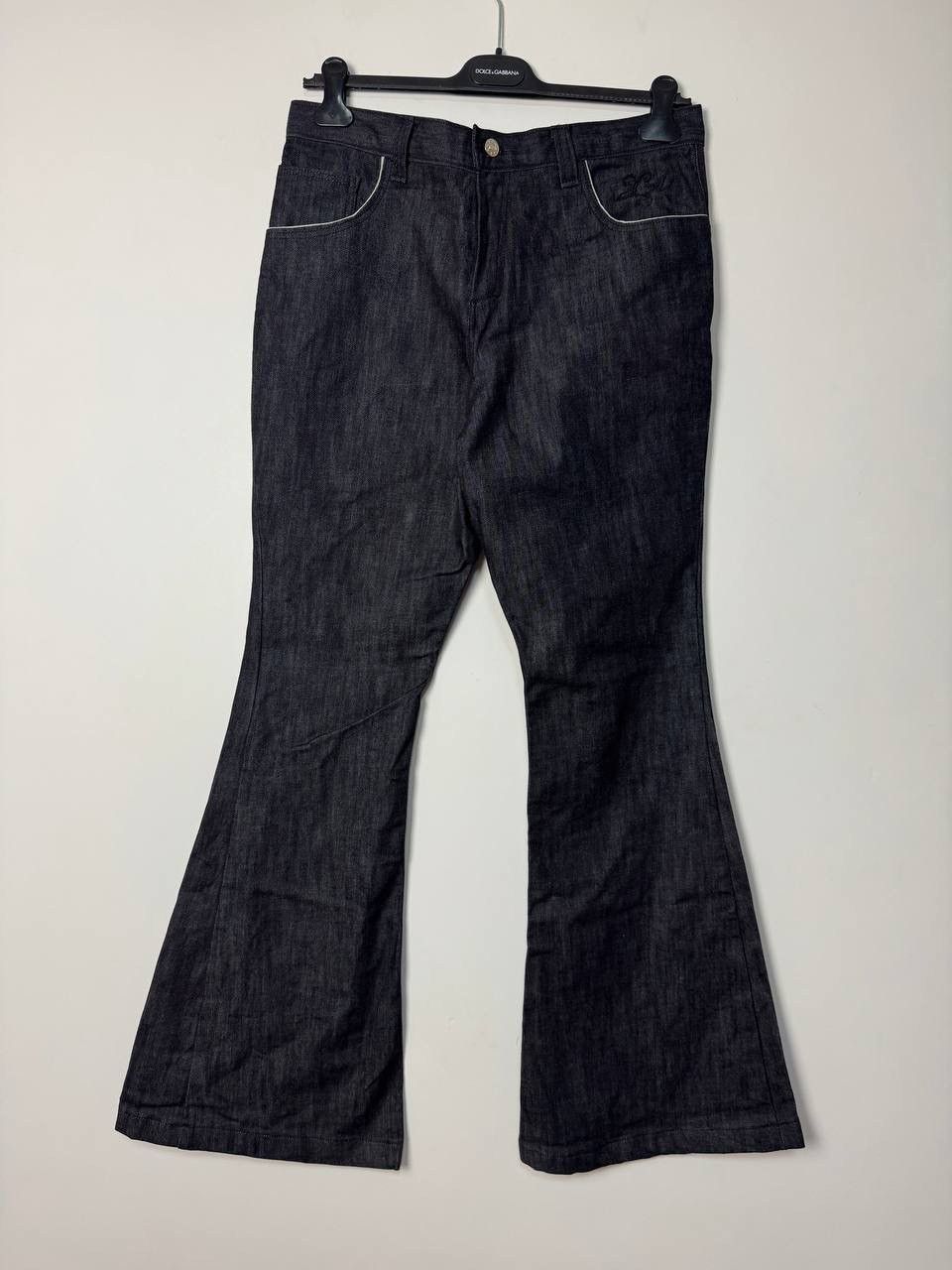 Japanese Brand Custom Avant Garde Flared Jeans Archive Style Bootcut Size US 34 / EU 50 - 5 Thumbnail