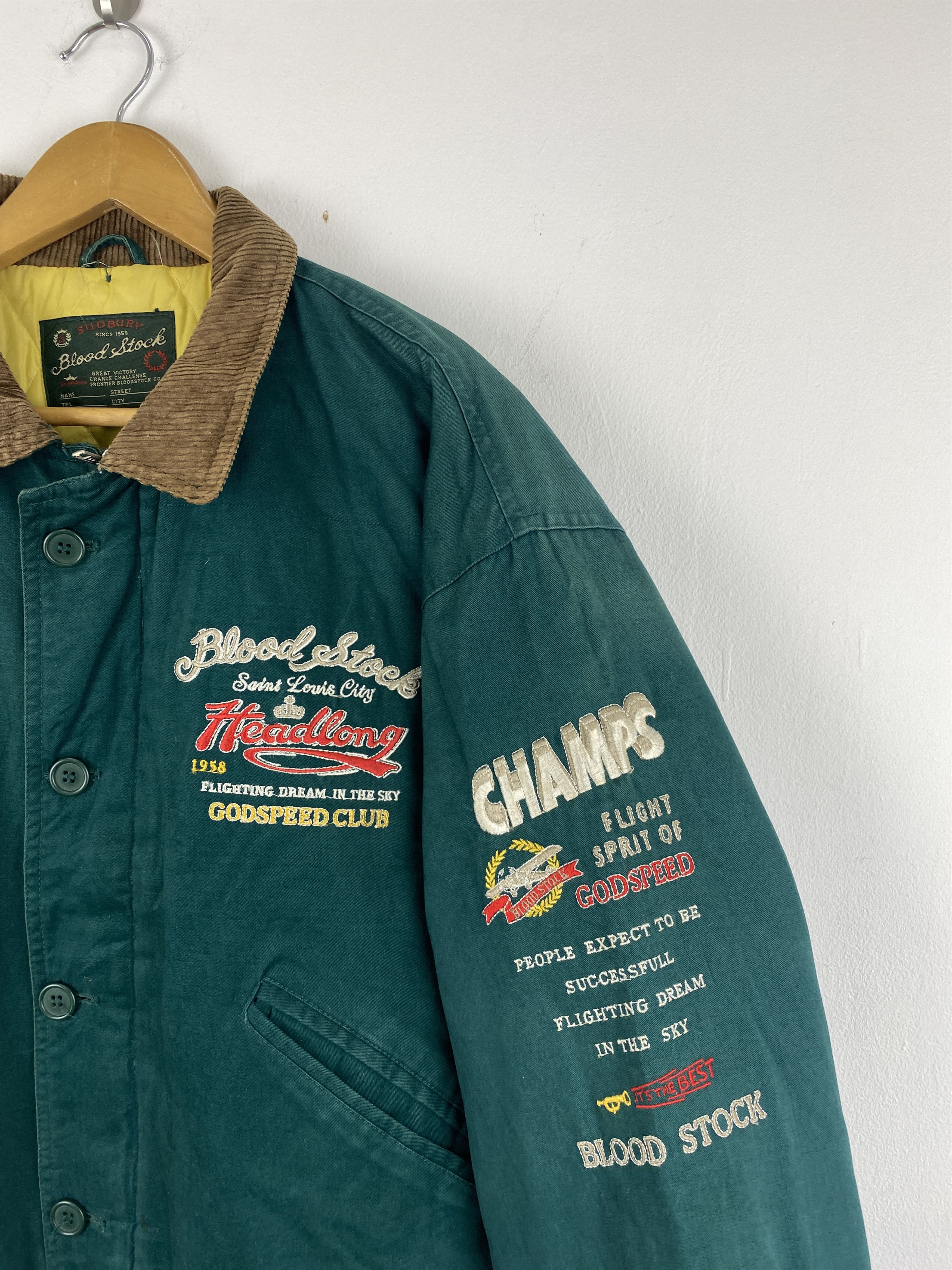 Vintage Vintage 70s Varsity Jacket Sudbury Bomber Jacket J1982 Size US XL / EU 56 / 4 - 9 Thumbnail