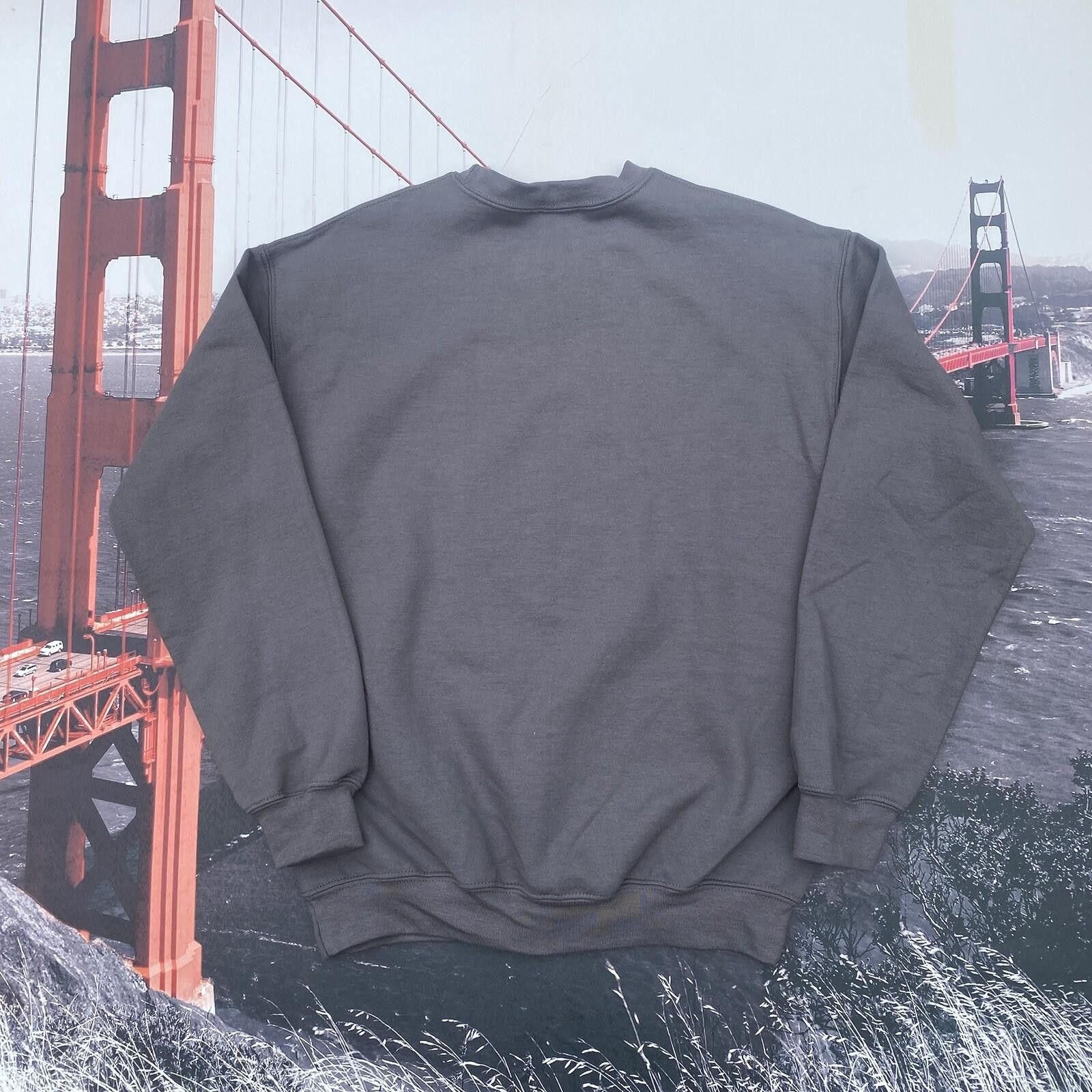 Von Dutch Von Dutch Mens Sweatshirt Size Medium Gray Crewneck Cotton Size US 32 / EU 48 - 2 Thumbnail