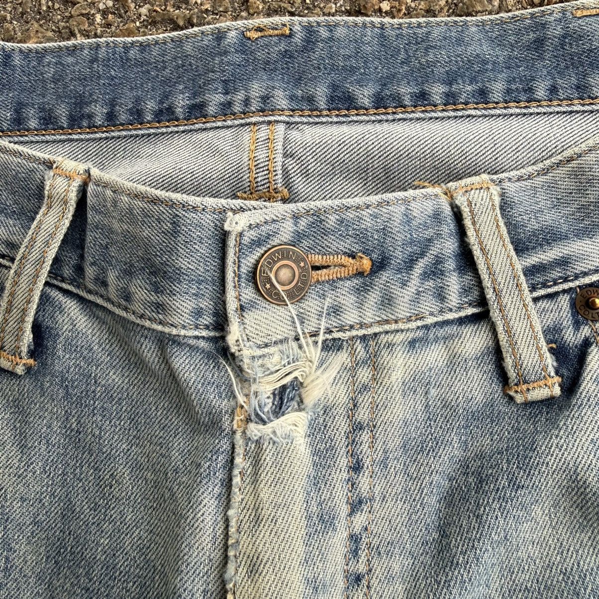 Edwin W38 Vintage Edwin Faded Mud Washer Denim Jean Pants Size US 38 / EU 54 - 4 Thumbnail