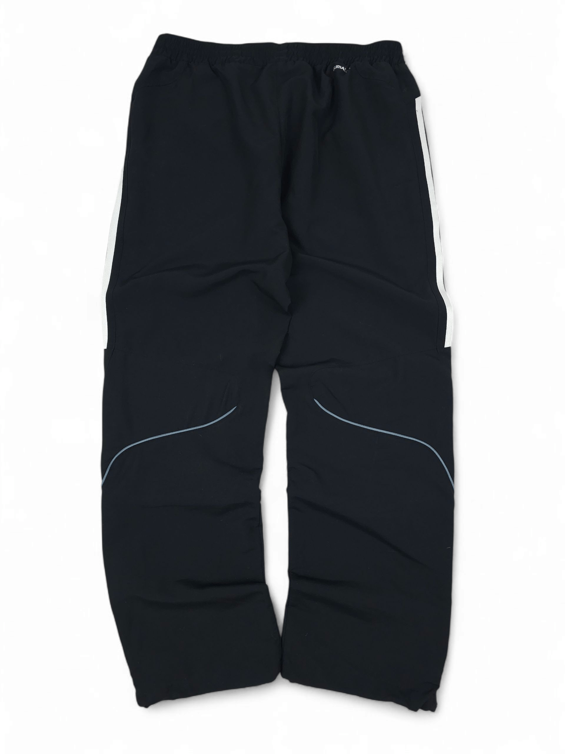 Adidas 💎 Vintage Y2K Adidas Relaxed Baggy Stripes Track Pants L Size US 34 / EU 50 - 2 Thumbnail