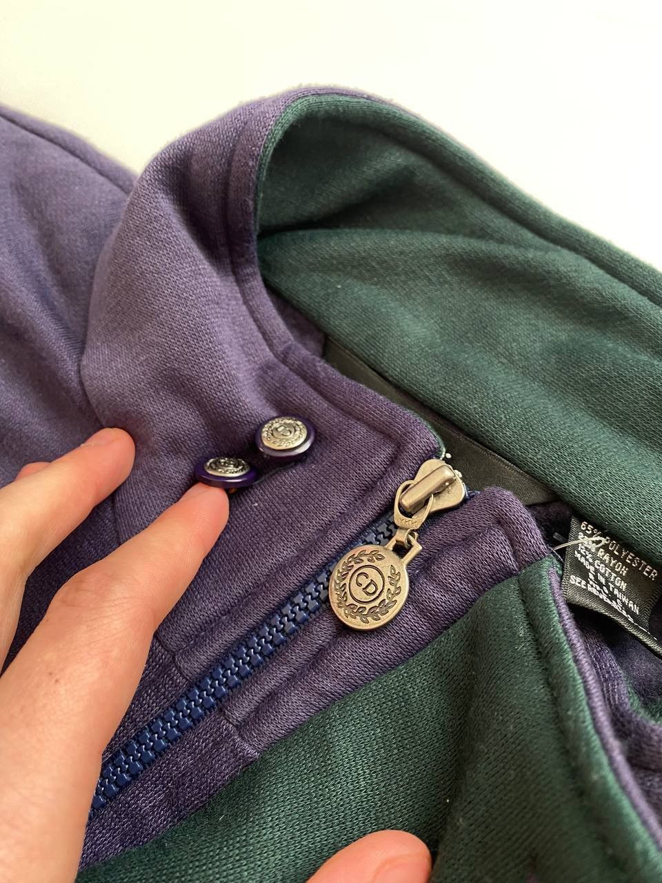 Christian Dior Monsieur Vintage 1980 Christian Dior Monsieur Full Zip Sweater Size US L / EU 52-54 / 3 - 7 Thumbnail