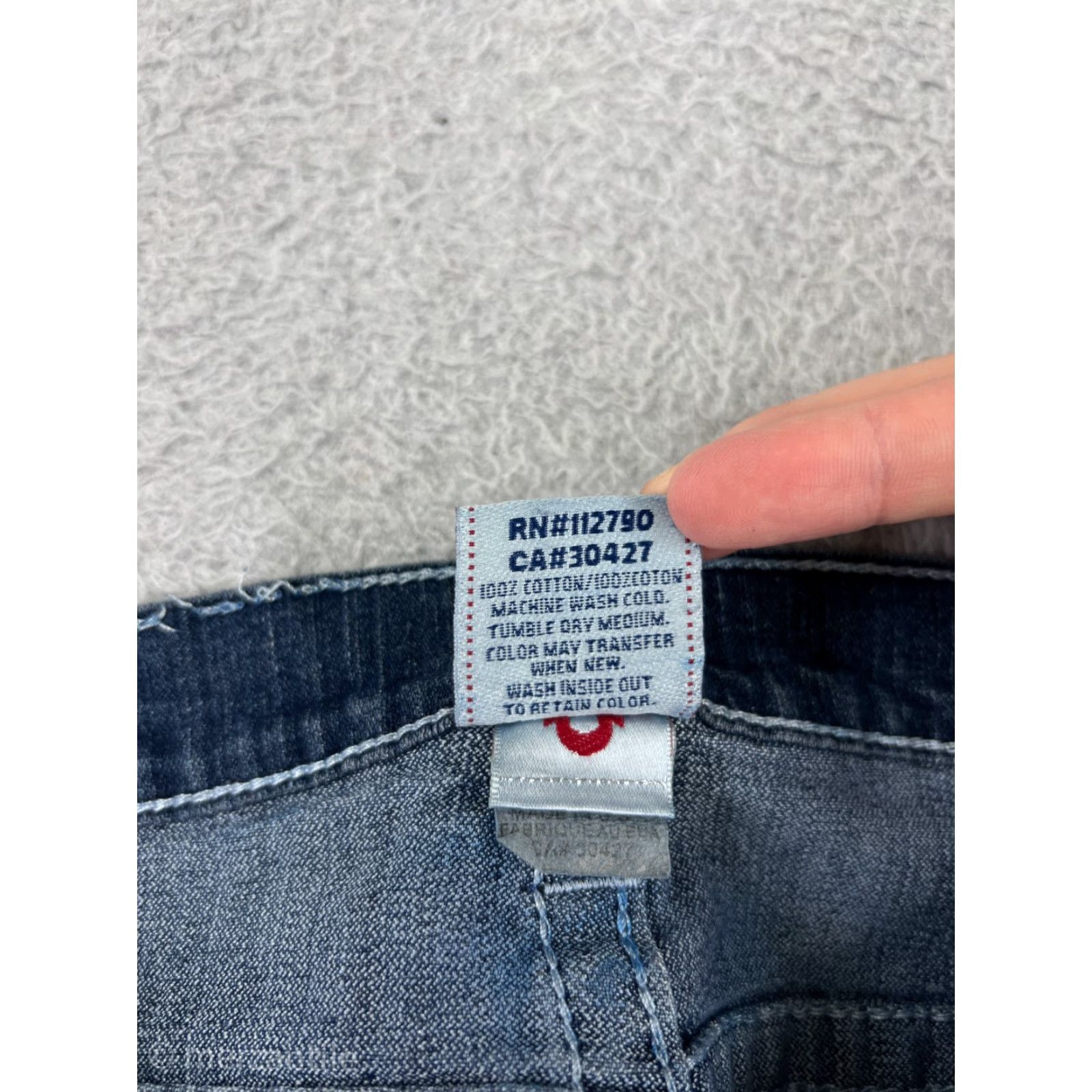 True Religion True Religion Jeans Women 27 Blue Denim Skinny 5-Pocket Design Regular Medium Wash Casual Mens? Wait end. Size 27" / US 4 / IT 40 - 5 Thumbnail
