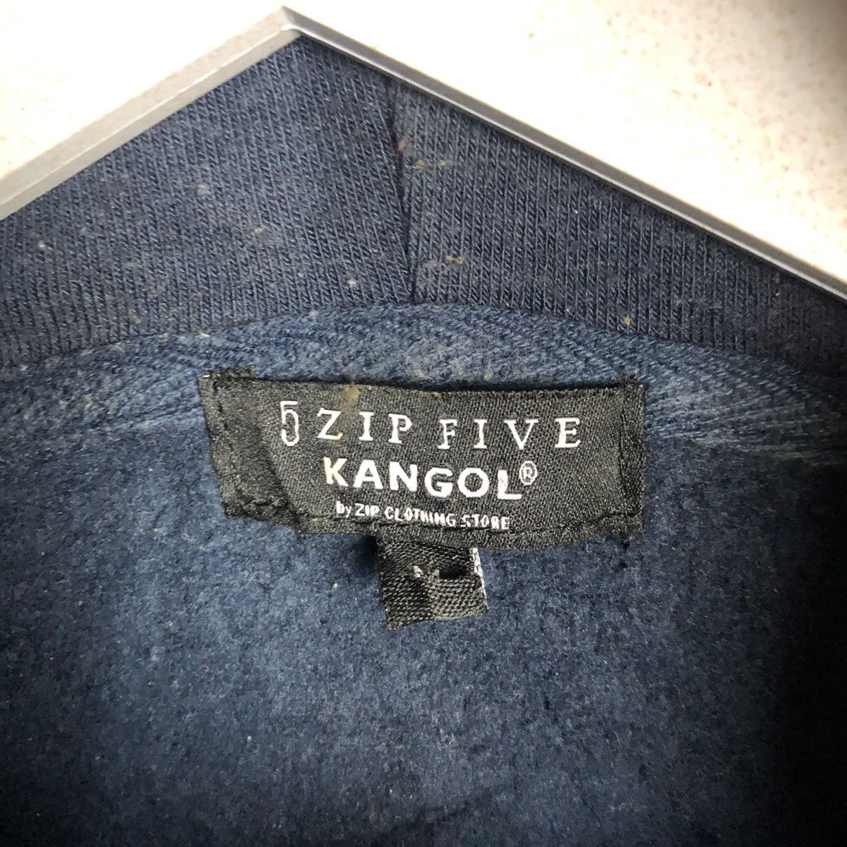 Kangol × Vintage Kangol 5 Zip Five Dark Blue Hoodie sweatshirt #A2026 Size US M / EU 48-50 / 2 - 10 Thumbnail