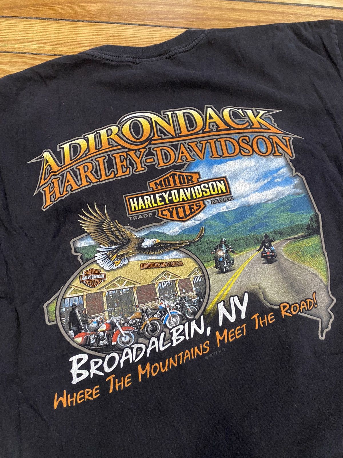 Harley Davidson × Vintage HD NY Tshirt XL Size US XL / EU 56 / 4 - 4 Thumbnail