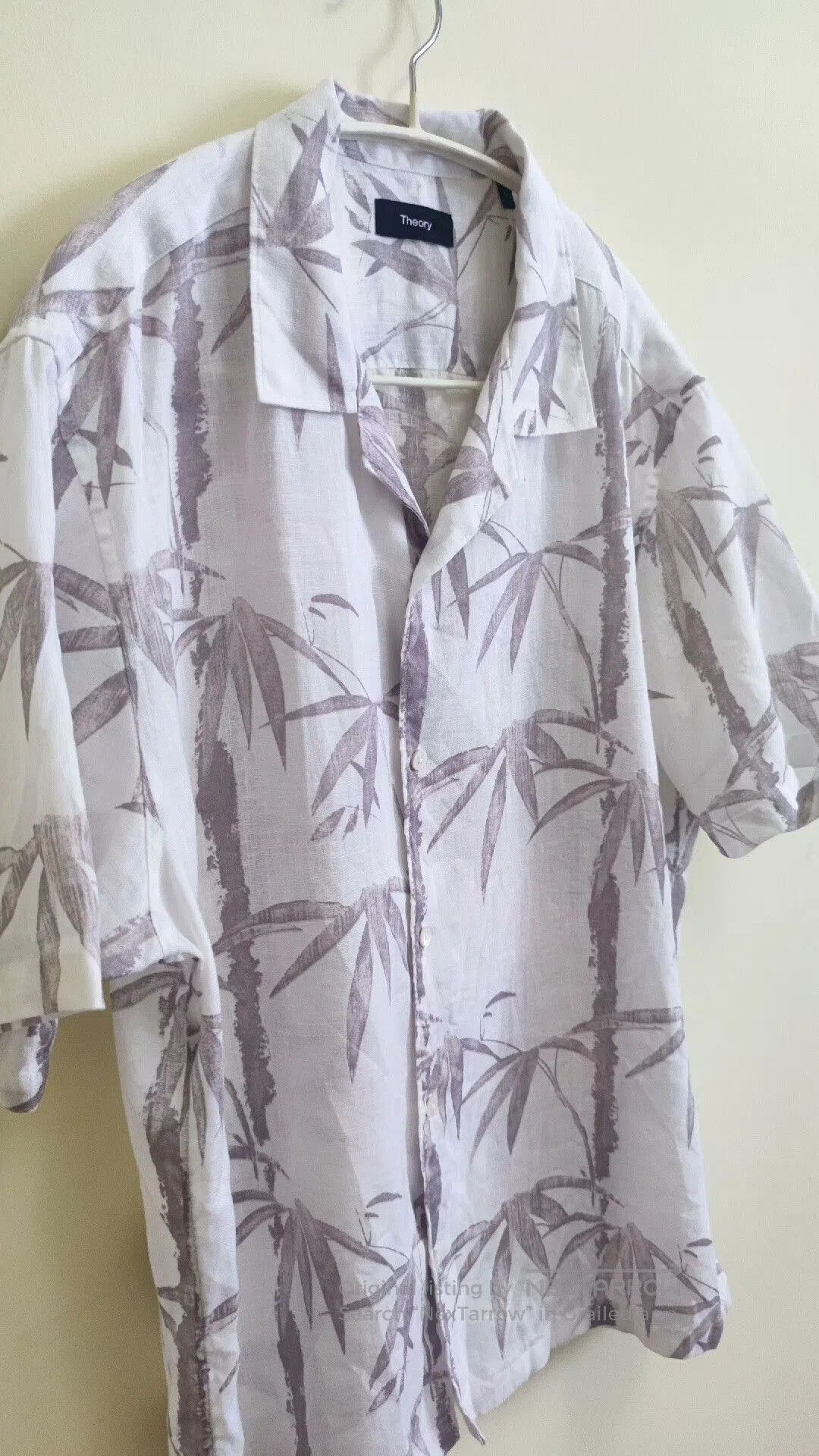 Other Theory Men's Linen Short Sleeve Shirt. Size US L / EU 52-54 / 3 - 1 Thumbnail