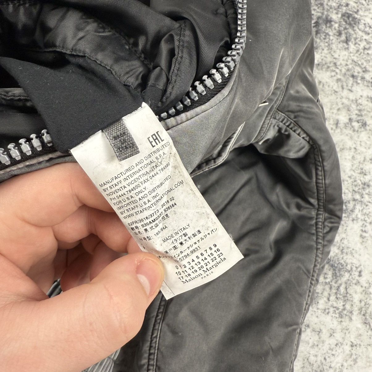 Maison Margiela Maison Margiela 8 Pockets ‘Silver/Gray’ Bomber Jacket Size US S / EU 44-46 / 1 - 5 Thumbnail