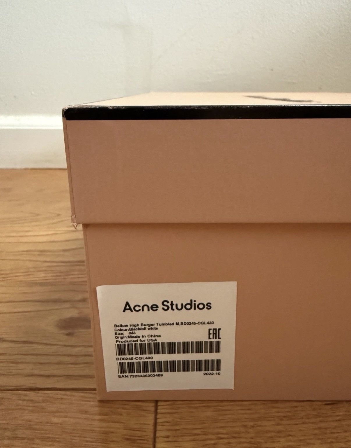 Acne Studios Acne Studios Ballow High Burger Sneakers Size US 10 / EU 43 - 8 Thumbnail
