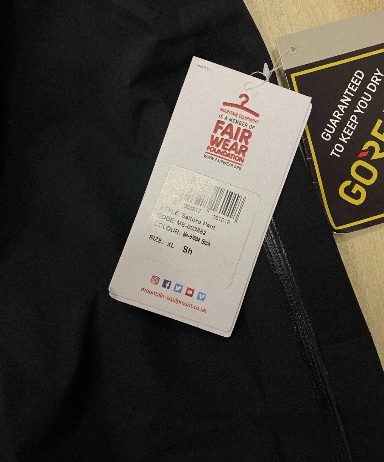 Mountain Equipment NEW Mountain Equipment Saltoro Pant Gore Tex Outdoor Hiking Size US 36 / EU 52 - 8 Thumbnail