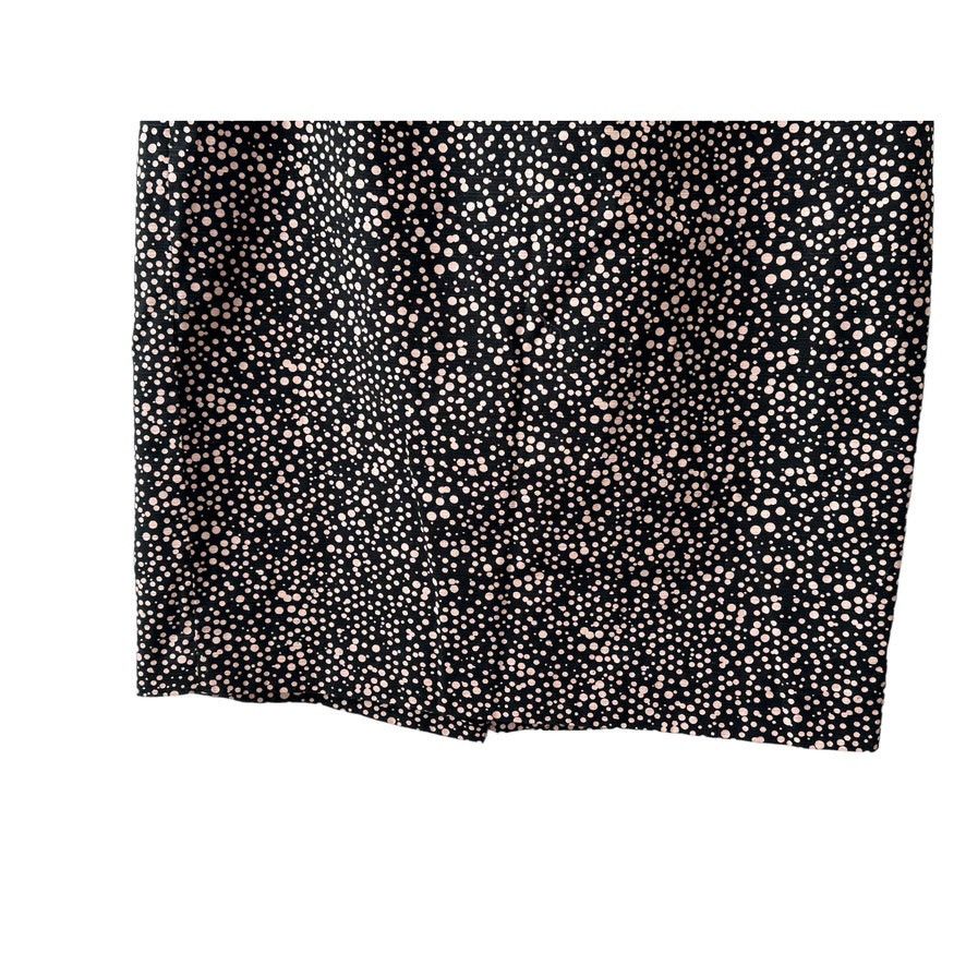 Boden BODEN Black & Pink Polka Dot Knee Length Pencil Skirt Sz 8 Size 30" / US 8 / IT 44 - 3 Thumbnail