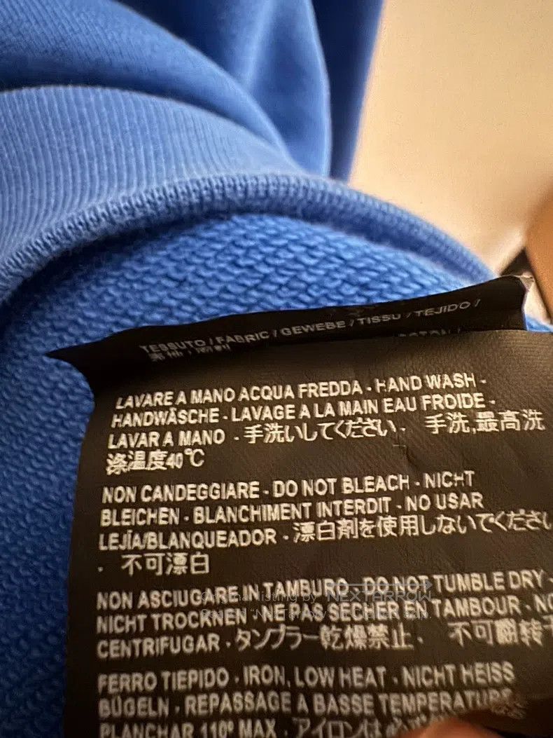 Balenciaga Balenciaga Blue Pure Version Hooded Sweatshirt Size US S / EU 44-46 / 1 - 5 Thumbnail