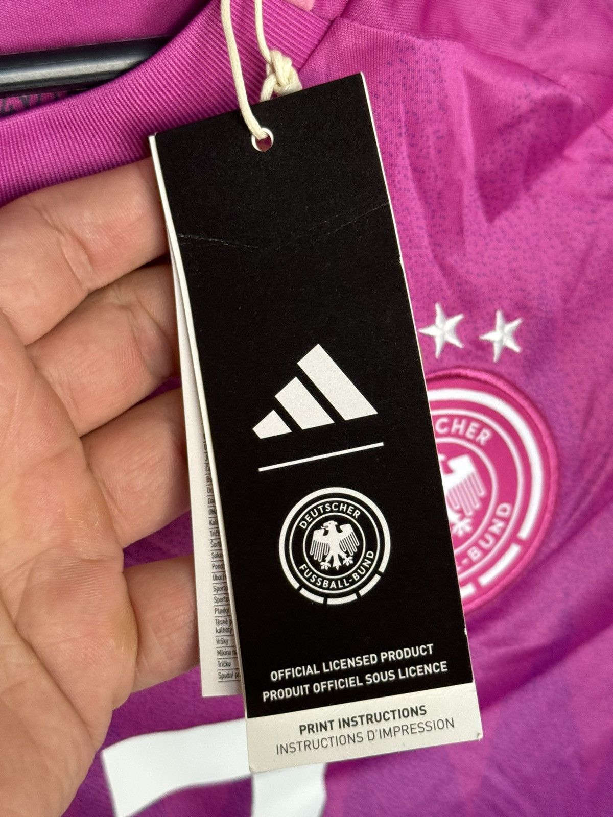 Adidas KIDS New Germany 24/25 Away Wirtz Football Jersey T-Shirt Size US XS / EU 42 / 0 - 9 Thumbnail
