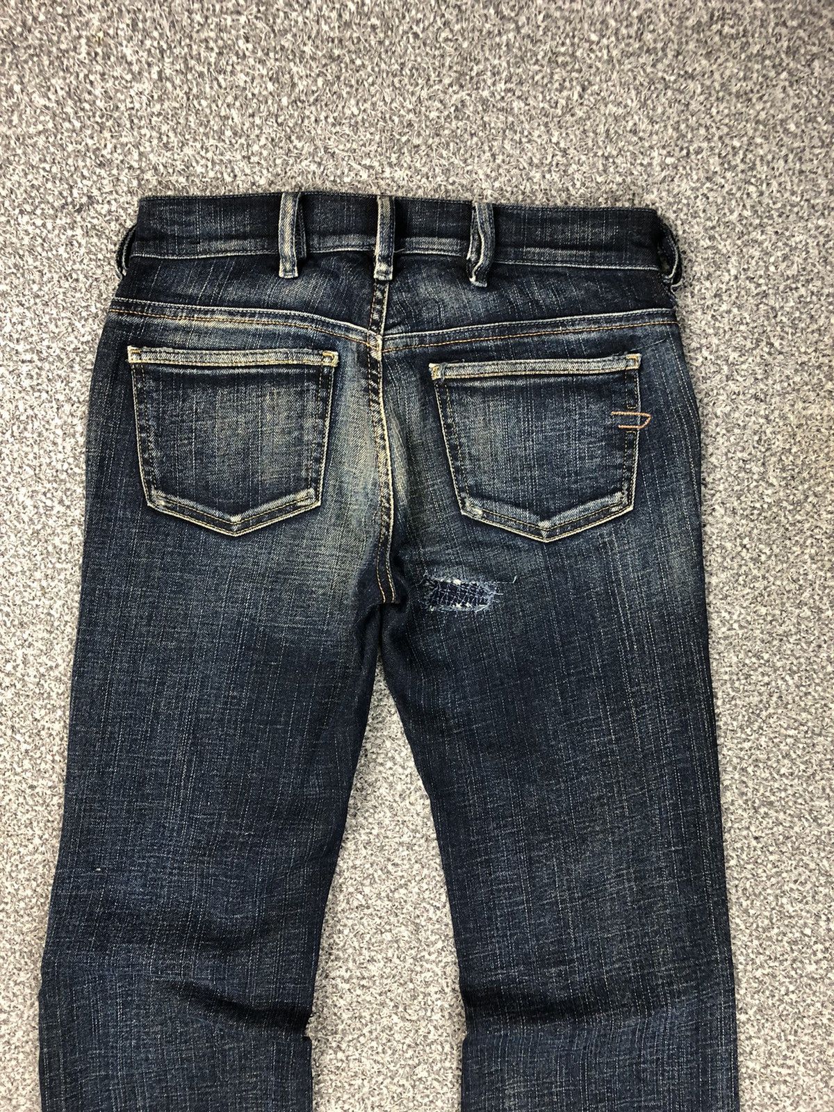 Diesel Vintage Diesel Industry Italy Flare Stone Wash Jeans Size 29" - 11 Thumbnail