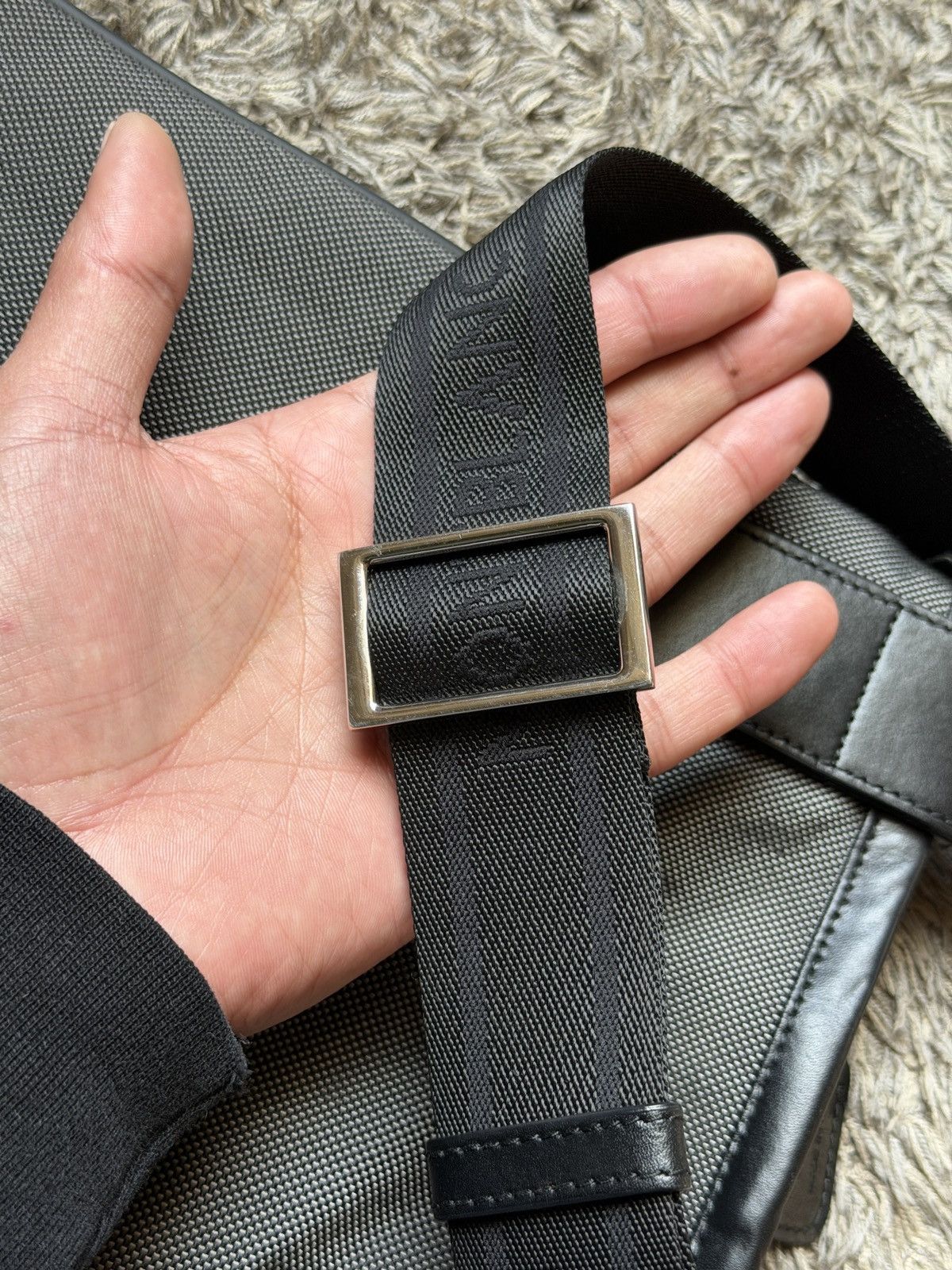 Montblanc Montblanc Meisterstuck Star Leather Nylon Shoulder Bag Size ONE SIZE - 15 Thumbnail