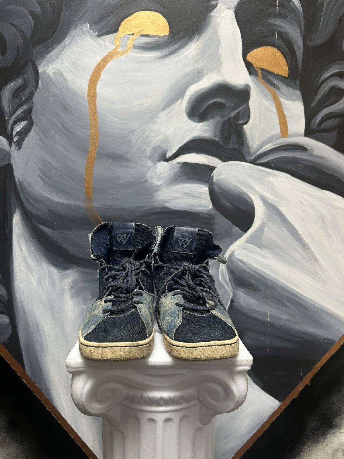 Designer denim jordan’s Size US 10.5 / EU 43-44 - 1 Thumbnail