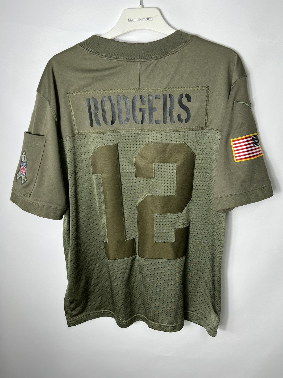 NFL Nike y2k Green Bay Packers #12 Aaron Rodgers Jersey Size M Size US M / EU 48-50 / 2 - 11 Thumbnail