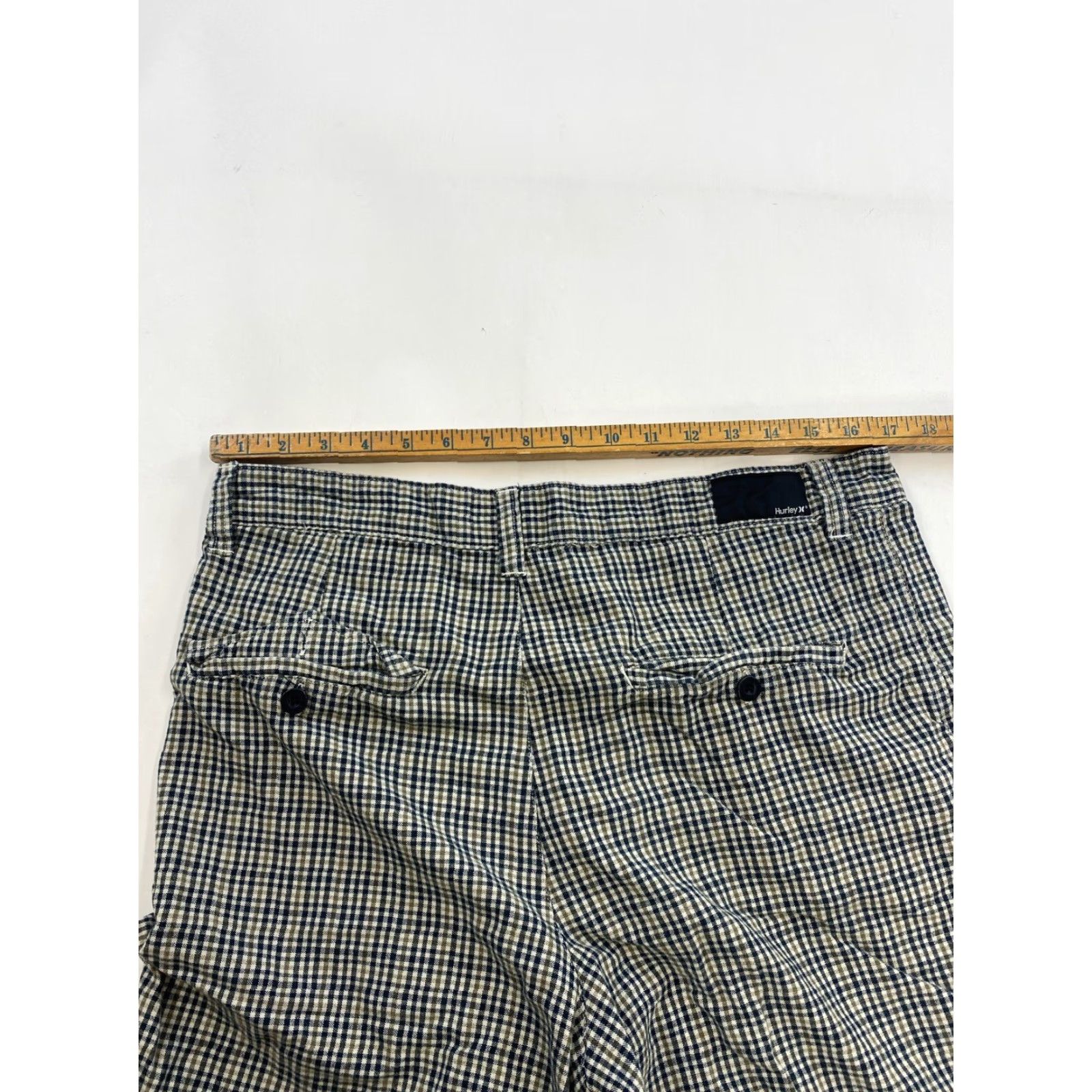 Hurley Hurley Chino Shorts Mens 34 Plaid Multicolor Size US 34 / EU 50 - 7 Thumbnail