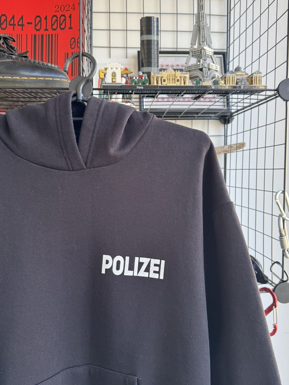 Vintage Vintage POLIZEI Hoodie Vetements Kanye West Style Size US M / EU 48-50 / 2 - 3 Thumbnail
