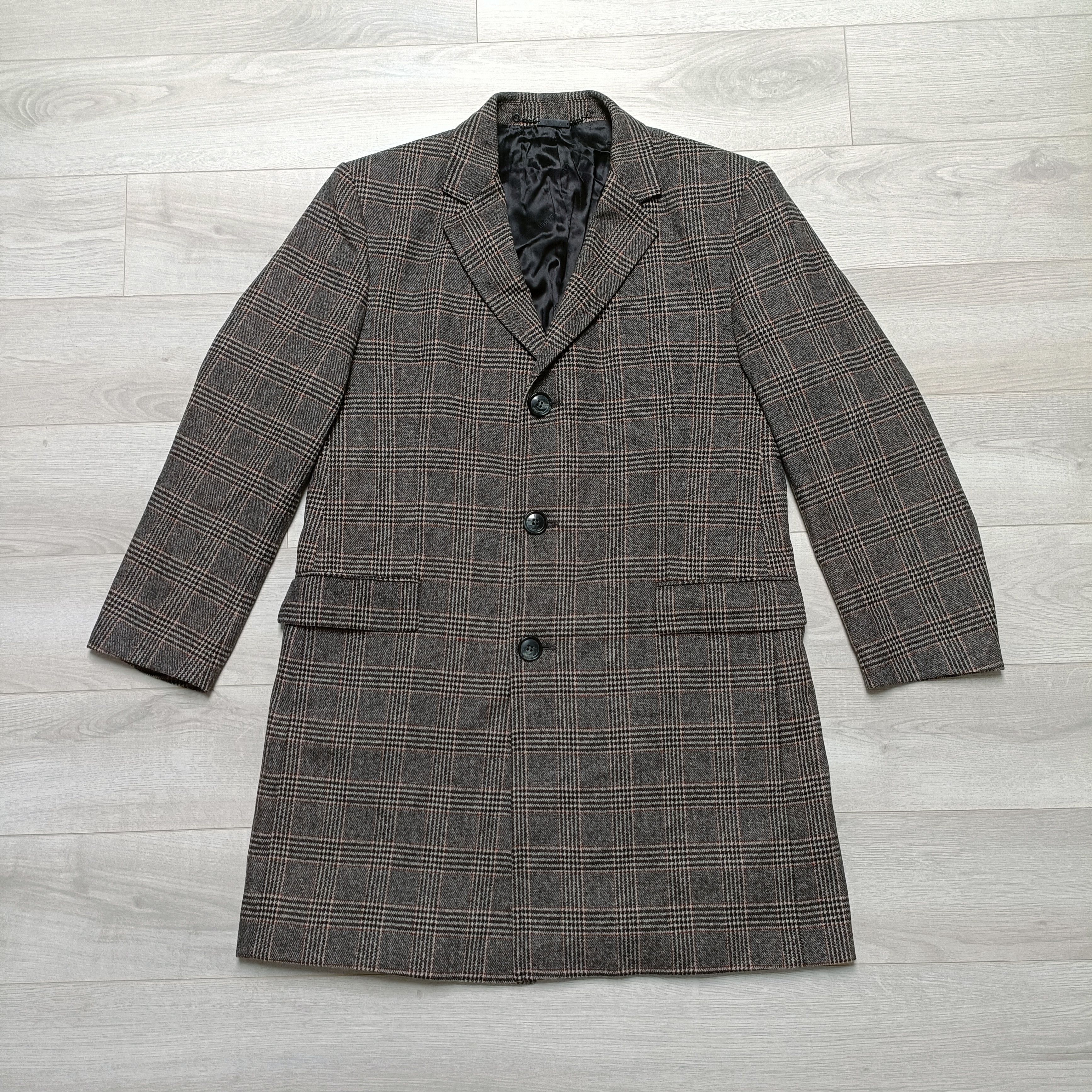 Karl Lagerfeld Vintage GILLES DUFOUR Paris Long Coat Italy Made 