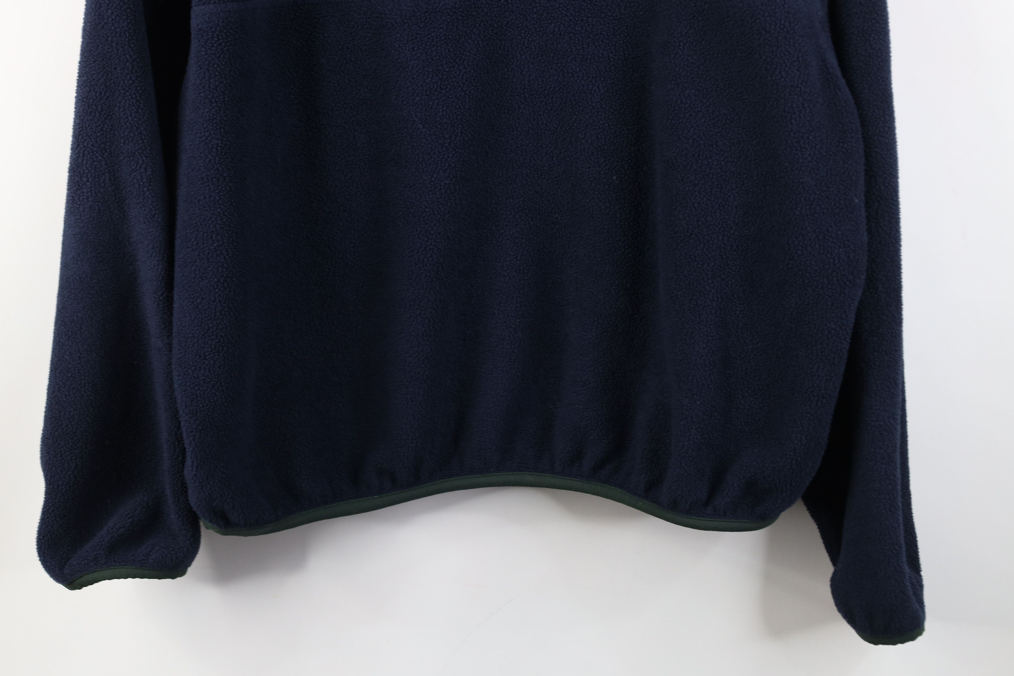Woolrich Woolen Mills Vintage 90s Woolrich Button Fleece Pullover Sweater Blue USA Size US L / EU 52-54 / 3 - 3 Thumbnail