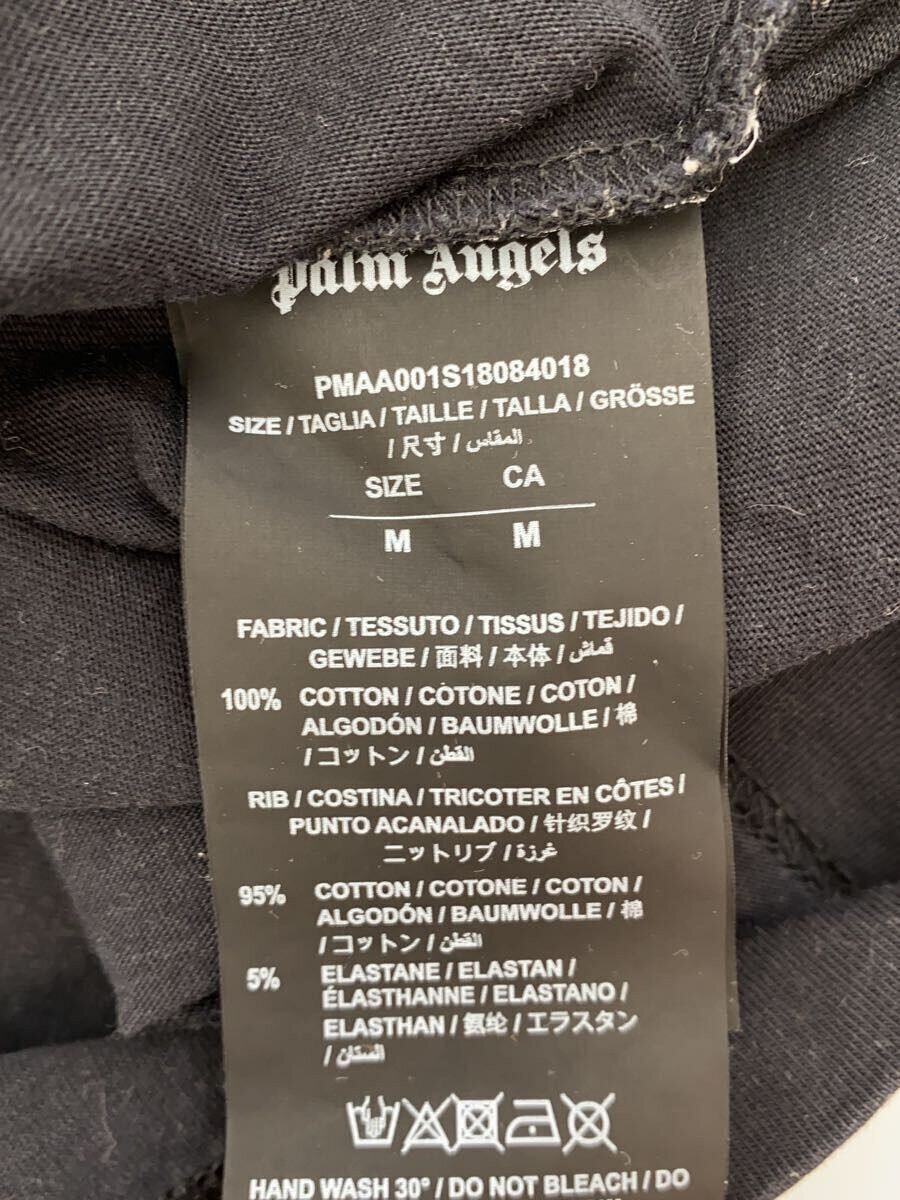 Palm Angels Palm Angels Printed Plain Cotton T-Shirt Black Size US M / EU 48-50 / 2 - 4 Thumbnail