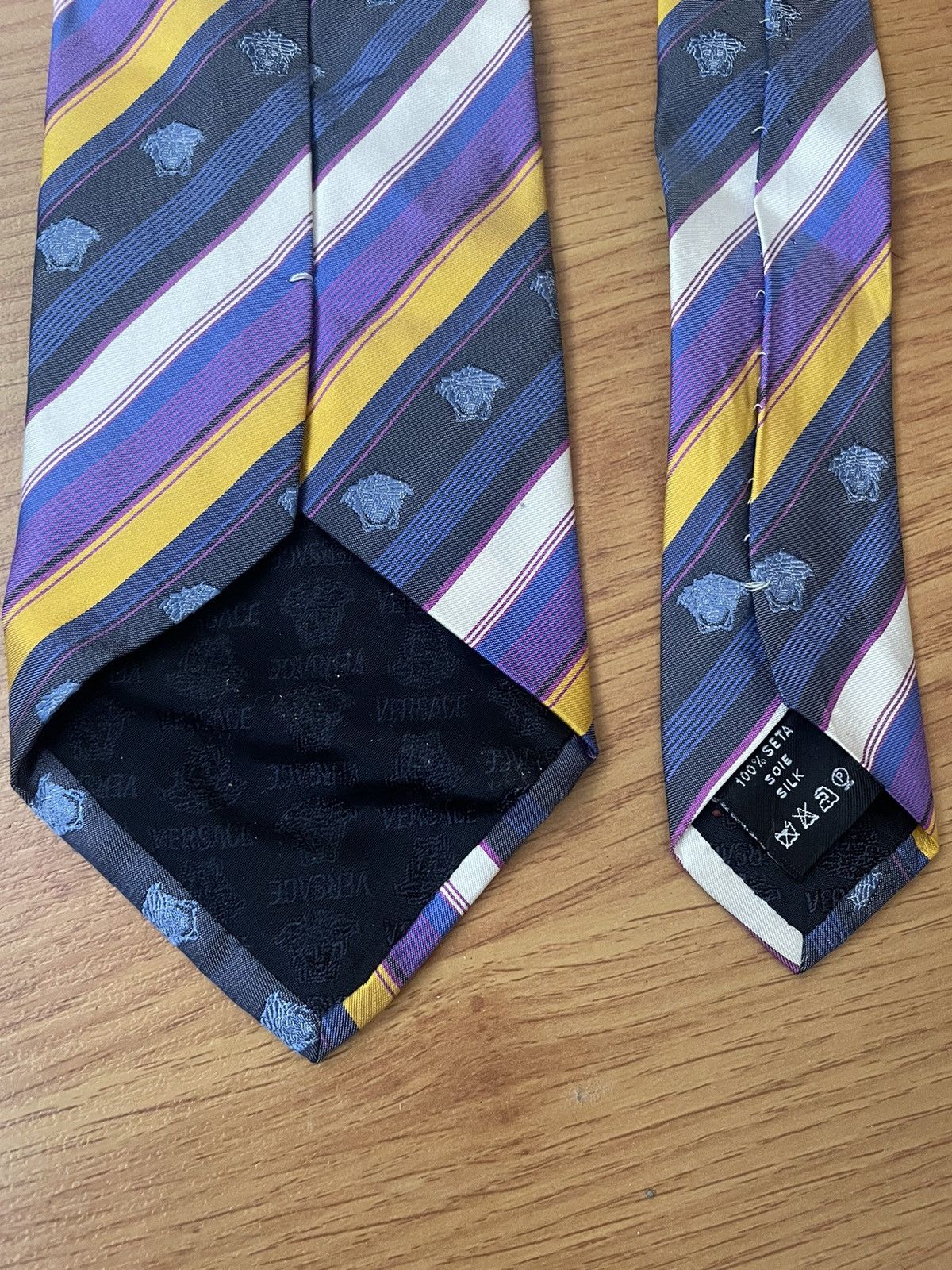 Versace × Vintage Vintage Gianni Versace Tie Size ONE SIZE - 6 Thumbnail