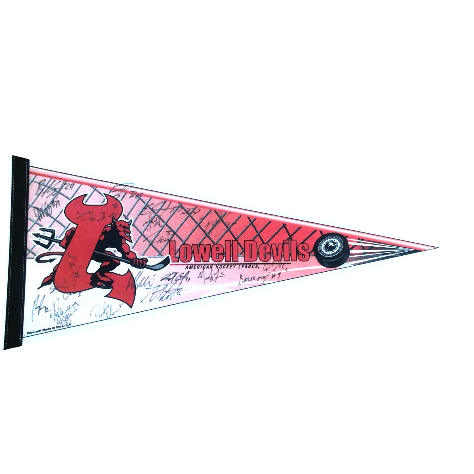 Other Lowell Devils AHL Hockey 2008-09 Team Signed Pennant Size ONE SIZE - 1 Thumbnail
