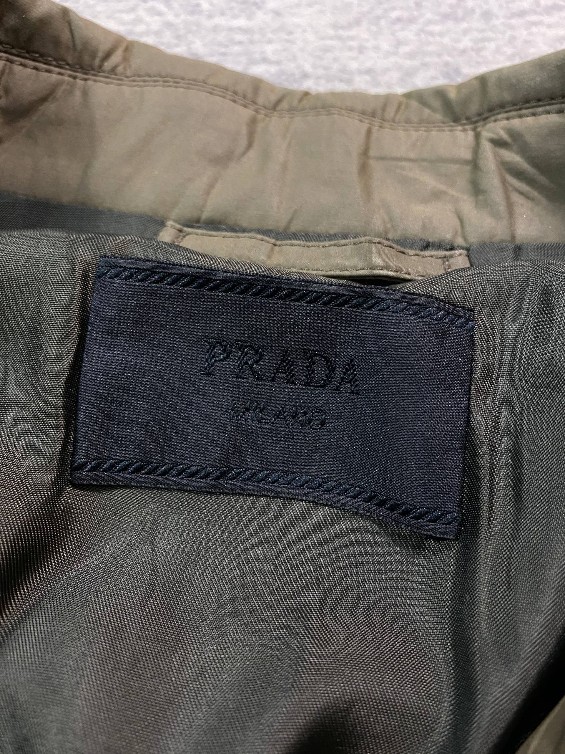 Prada Prada Belted Trench Coat Olive Size US M / EU 48-50 / 2 - 13 Thumbnail