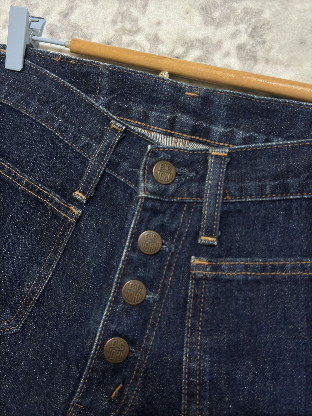 If Six Was Nine Vintage Vintage Big John Bell Bottom Flare Denim Jeans Size US 29 - 12 Thumbnail
