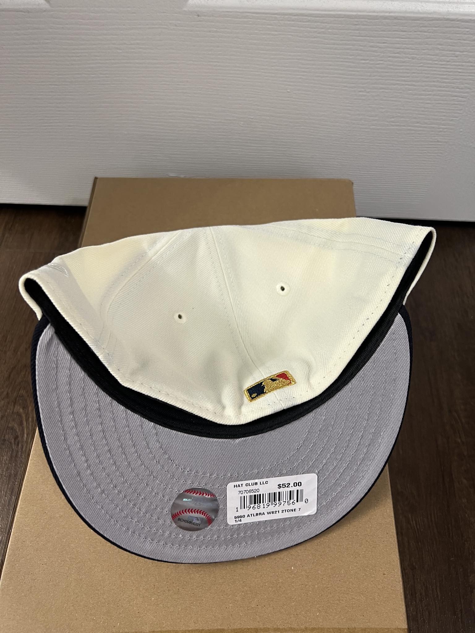 Hat Club Sz 7 1/4 - Hat Club Exclusive Atlanta Braves 2021 World SR Size ONE SIZE - 4 Thumbnail