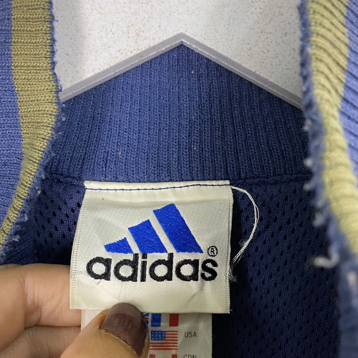 Adidas × Vintage 💥 90s ADIDAS ANORAK WINDBREAKER JACKET Size US L / EU 52-54 / 3 - 10 Thumbnail