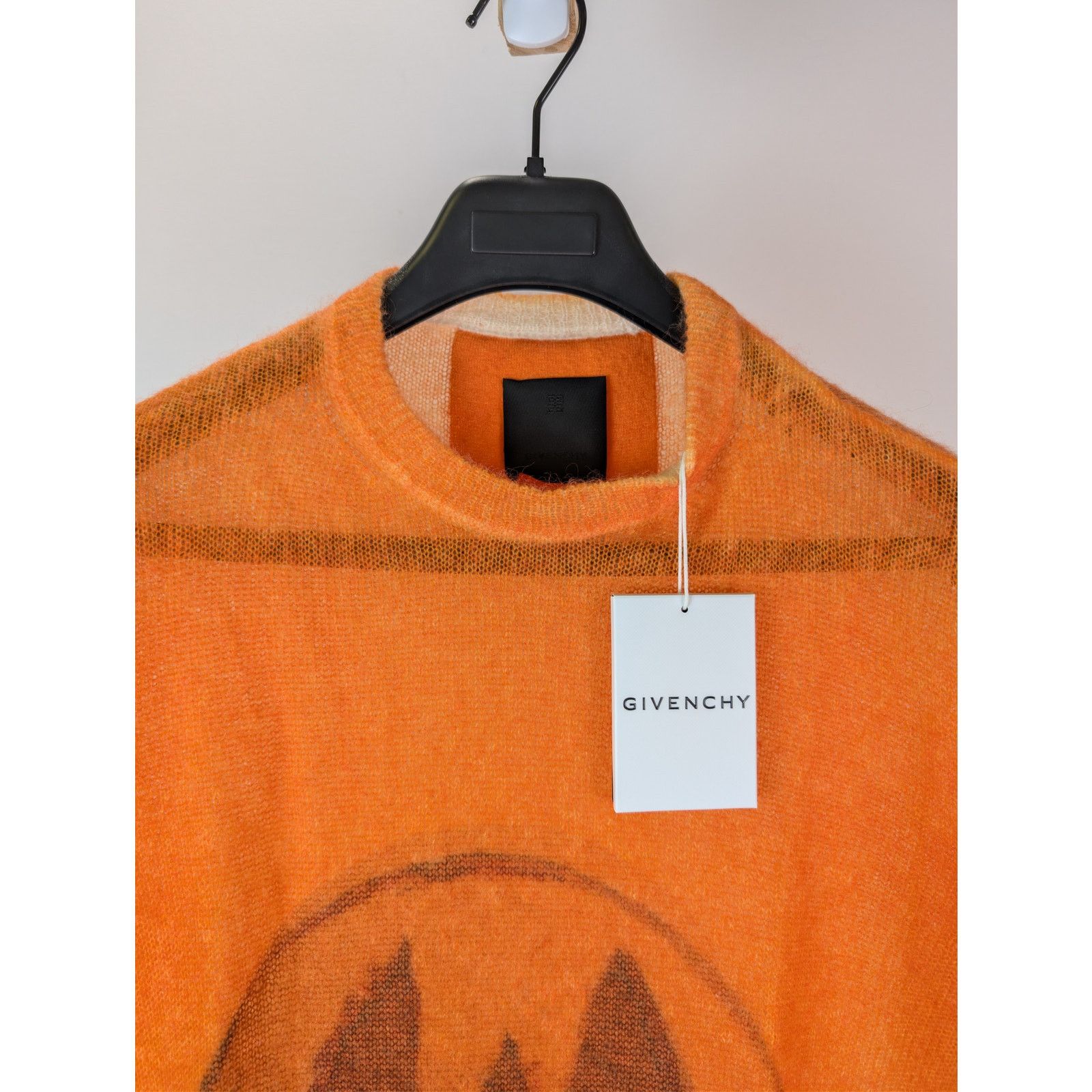 Givenchy o1rshd1 Ceramics Print Crewneck Sweater in Orange Size US M / EU 48-50 / 2 - 7 Thumbnail