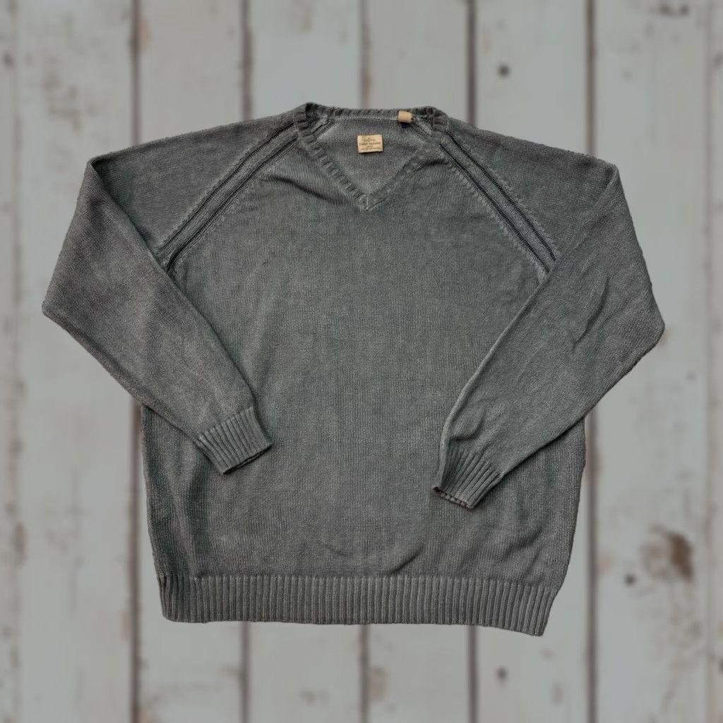 Tommy Bahama Tommy Bahama Sweater Pullover Knit Mens XXL Gray Mock Neck Casual Winter Fall Spring Knit Style Regular Logo Vintage: No Size US XXL / EU 58 / 5 - 1 Thumbnail